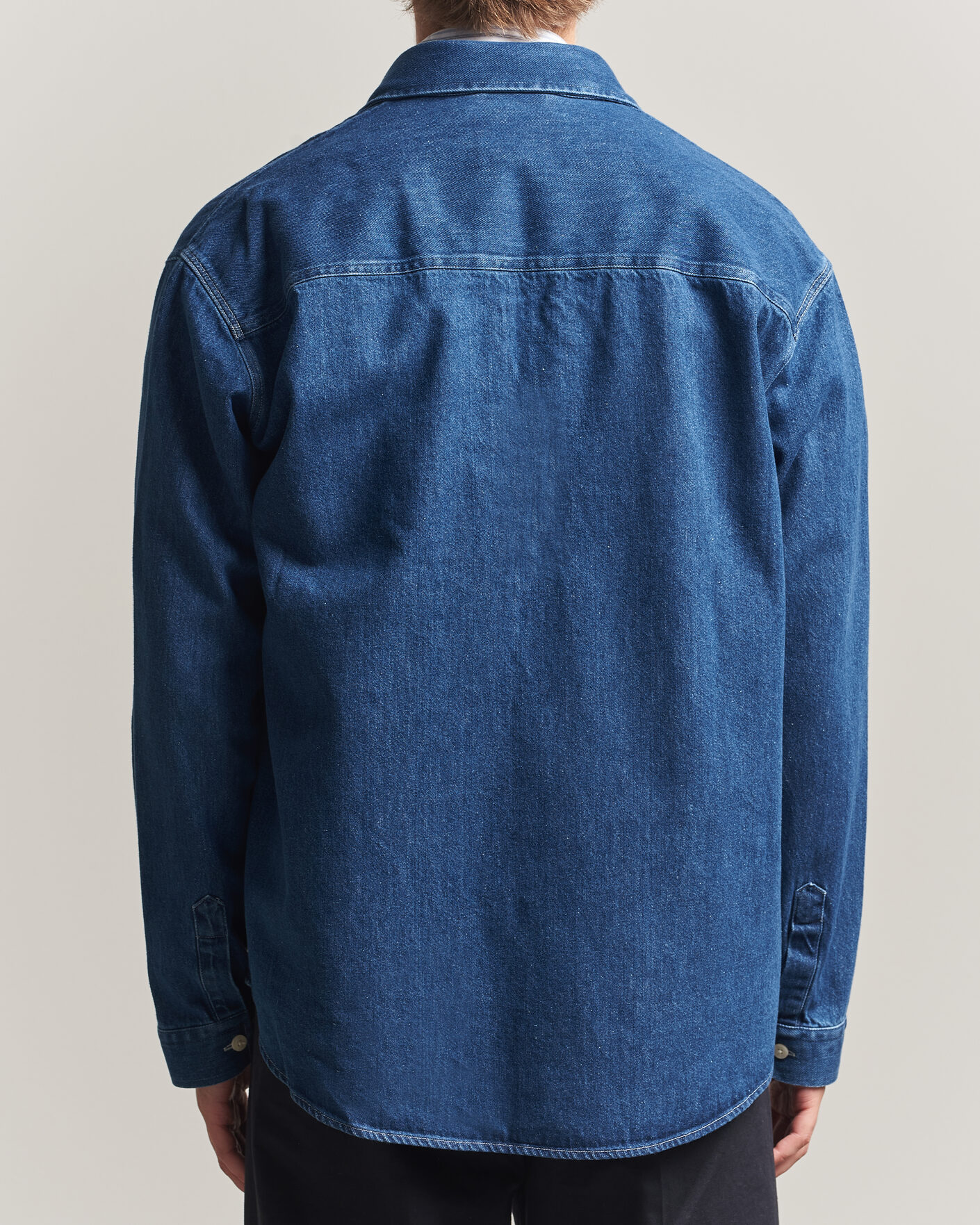 Men | Shirts | NN07 | Casper Denim Overshirt Medium Indigo