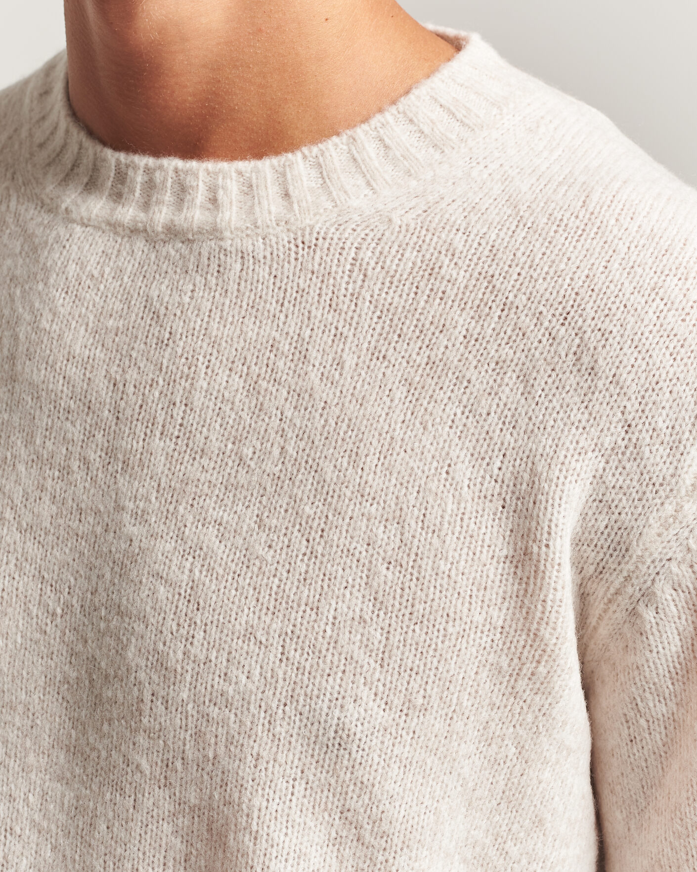 Men | Sweaters & Knitwear | NN07 | Lee Wool Knitted Sweater Ivory