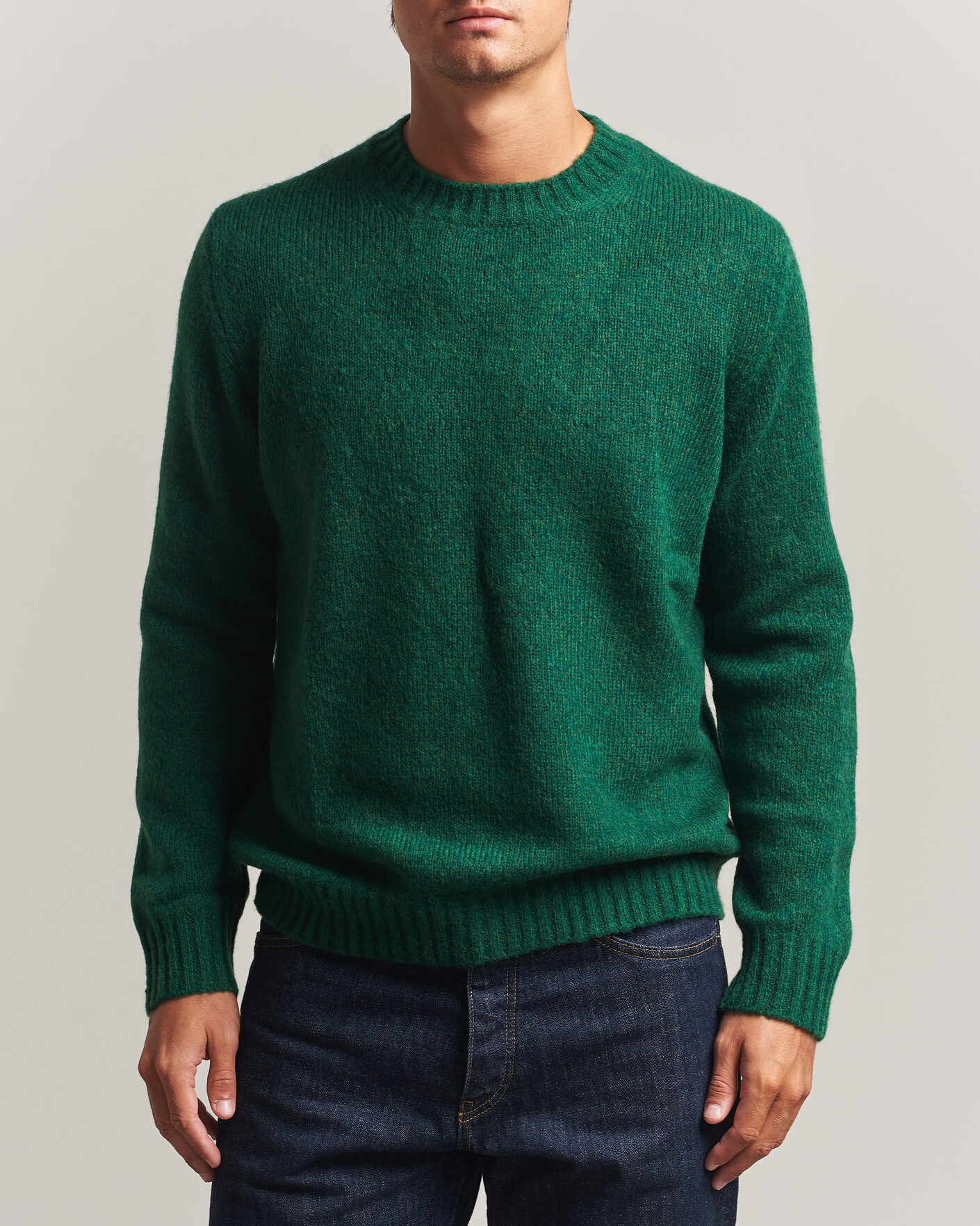 Men | Sweaters & Knitwear | NN07 | Lee Wool Knitted Sweater Eden Green