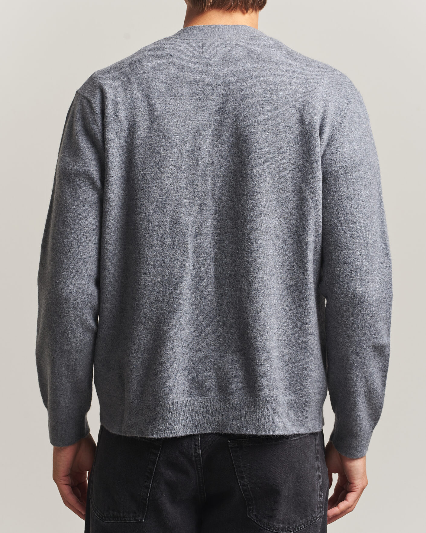 Men | Sweaters & Knitwear | NN07 | Jasper Wool Knitted Cardigan Grey Melange
