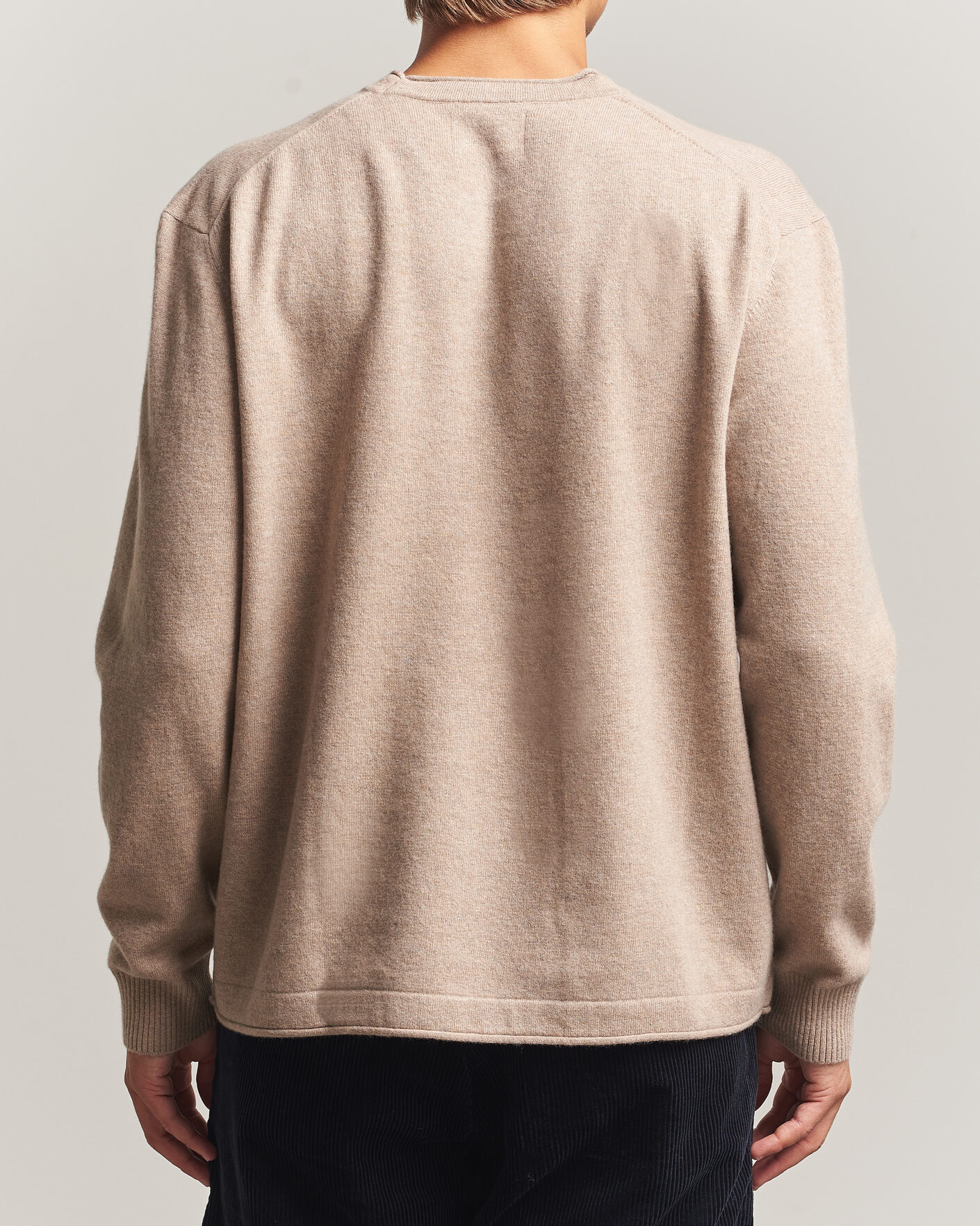 Men | Sweaters & Knitwear | NN07 | Sammy Wool Knitted Sweater Clay Melange