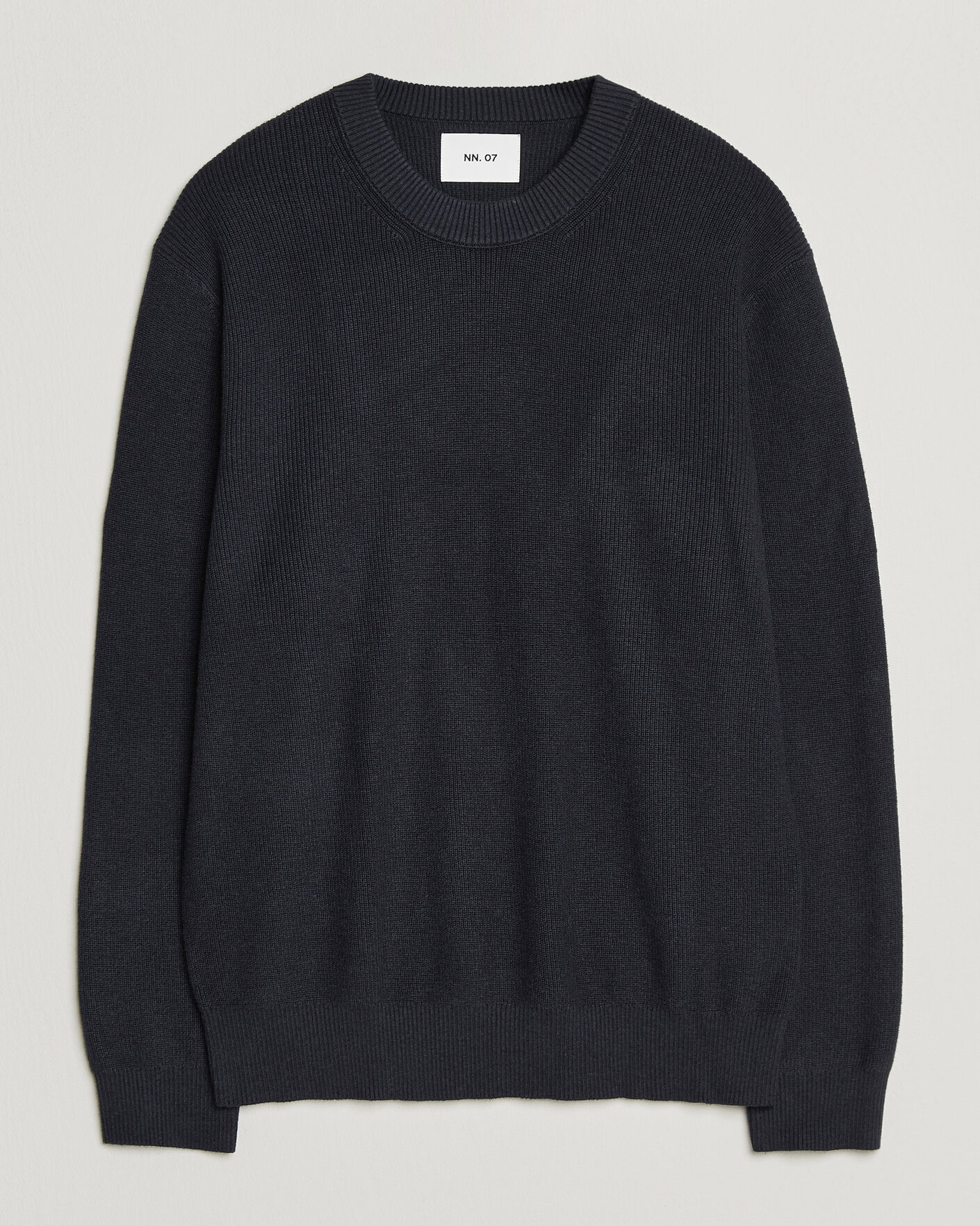 Men | Sweaters & Knitwear | NN07 | Hope Cotton/Cashmere Rib Knitted Sweater Navy
