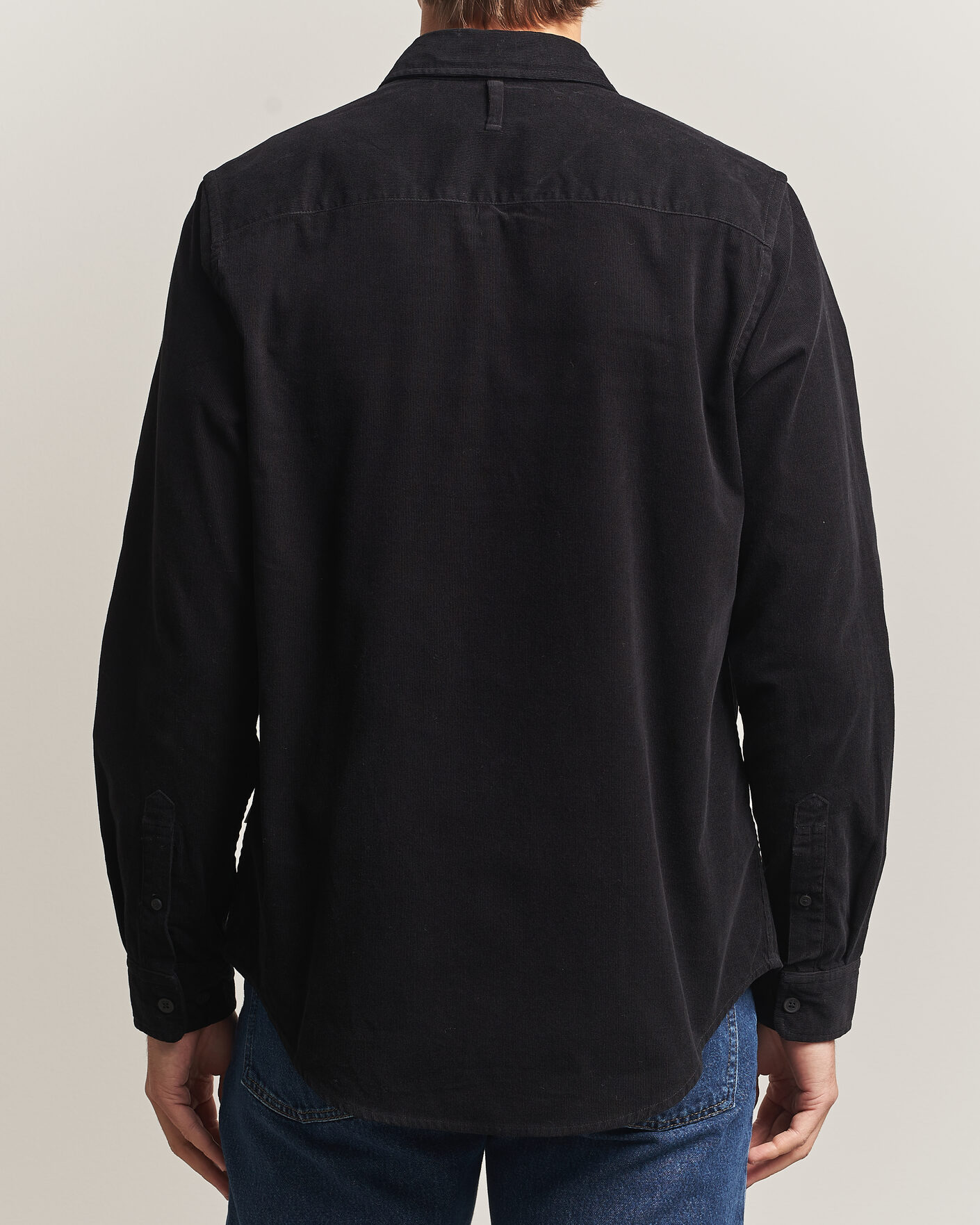 Men | Shirts | NN07 | Asher Baby Cord Shirt Black