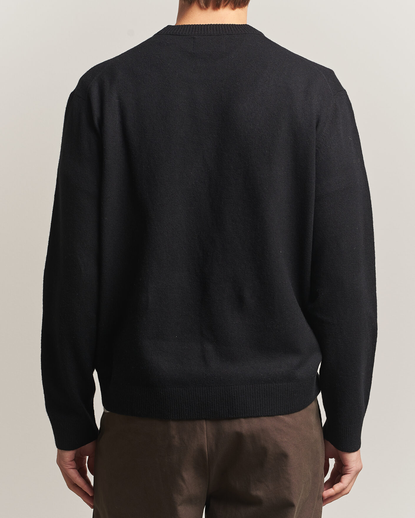 Men | Sweaters & Knitwear | NN07 | Raz Lambswool Knitted Sweater Black