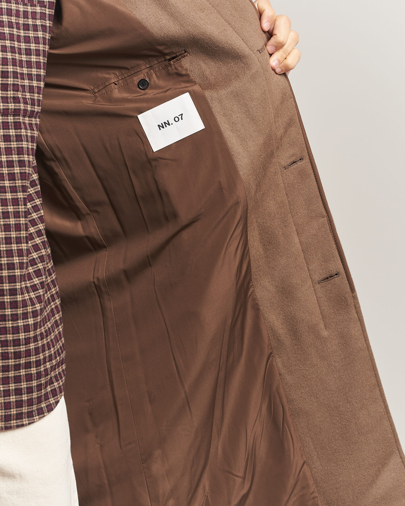 Men | Coats & Jackets | NN07 | Gibson Wool/Cashmere Coat Desert Clay