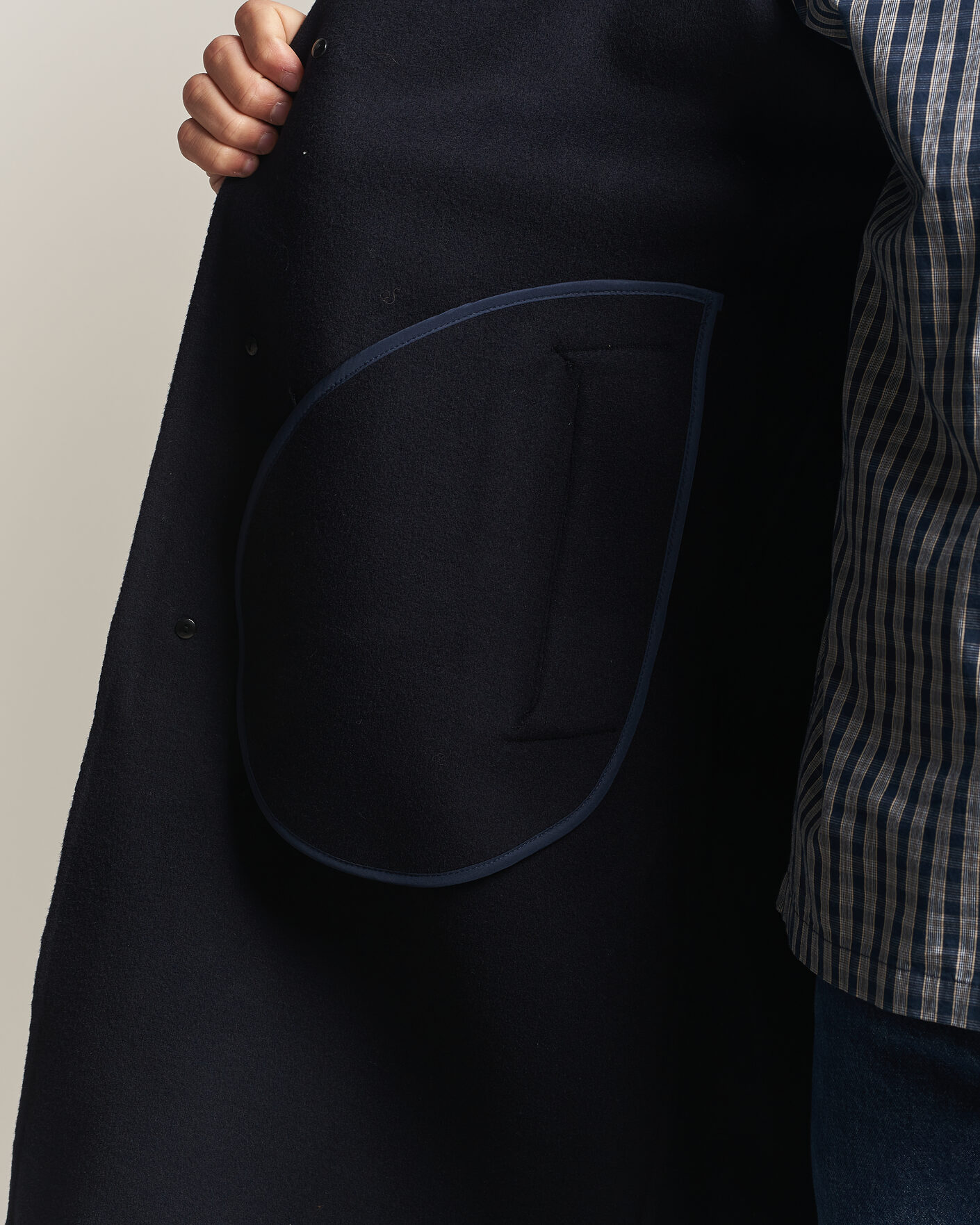 Men | Coats & Jackets | NN07 | Kendrick Wool Coat Navy Blue