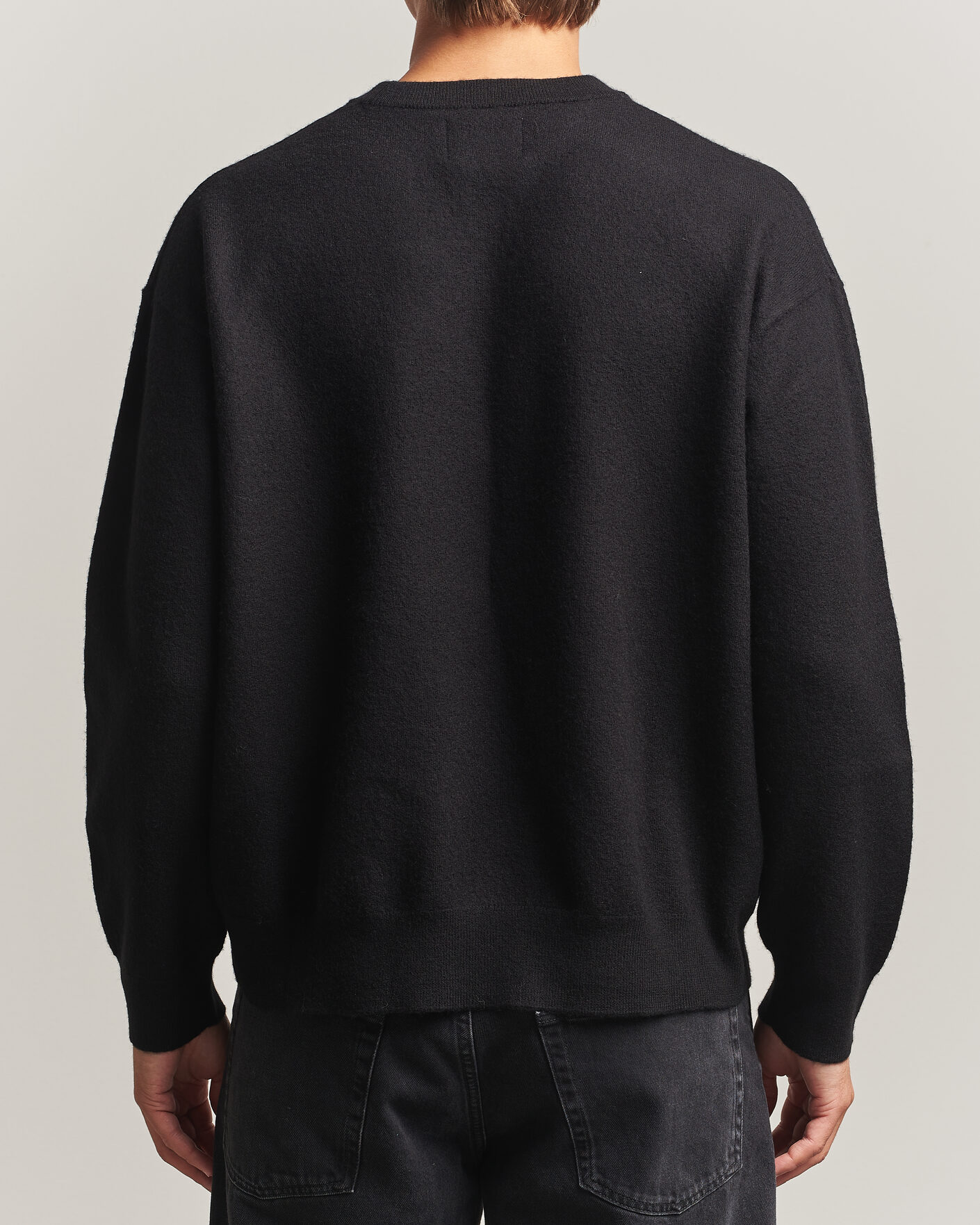 Men | Sweaters & Knitwear | NN07 | Jasper Soft Boiled Wool Sweater Black