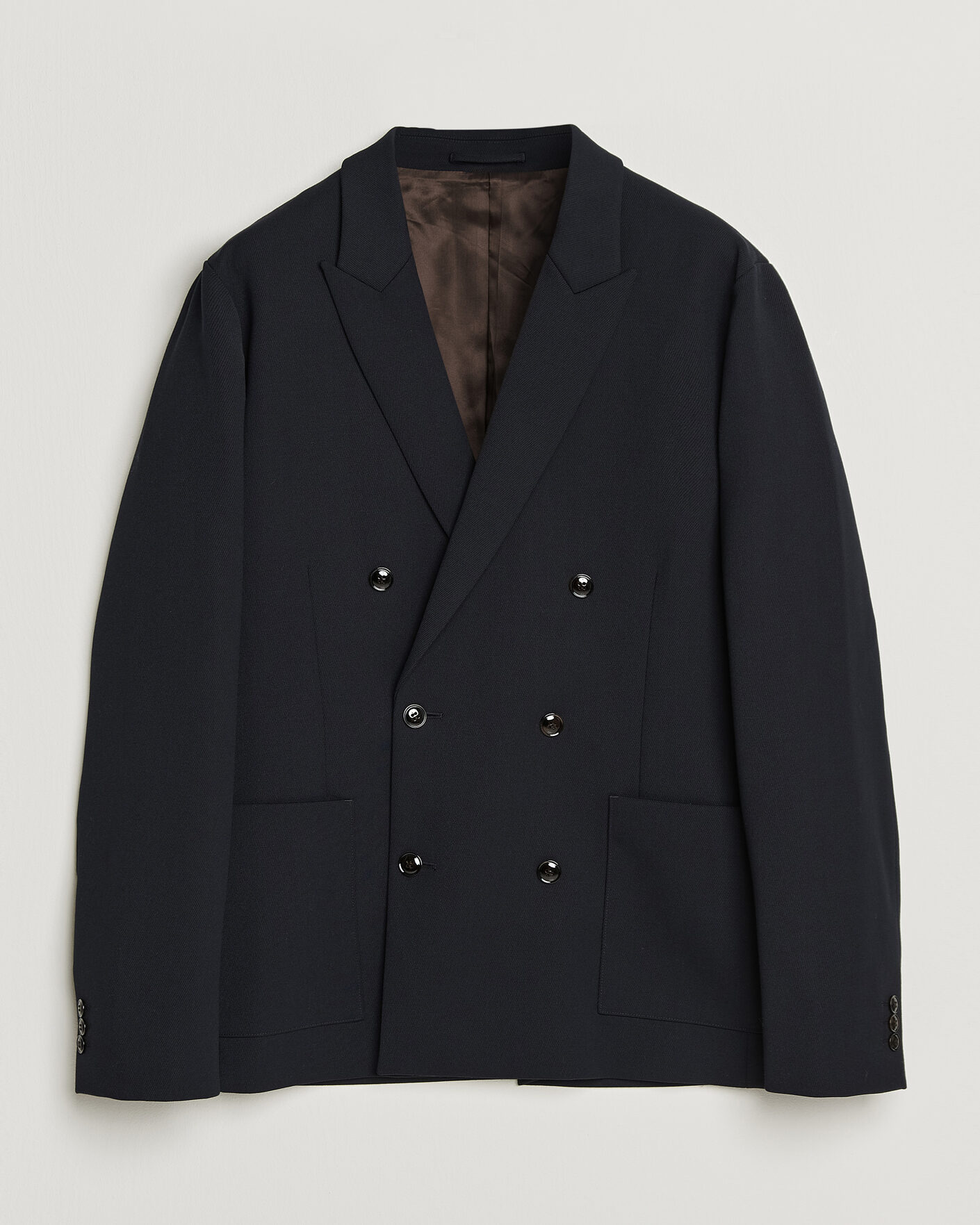 Men | Blazers | NN07 | Jordin Wool Double Breasted Blazer Deep Navy