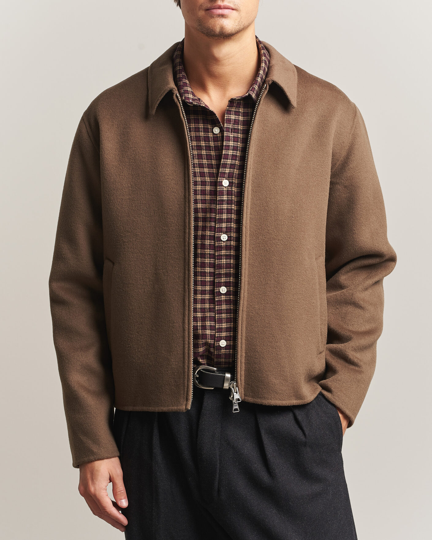 NN07 Arlo Wool Jacket Desert Clay at CareOfCarl.com