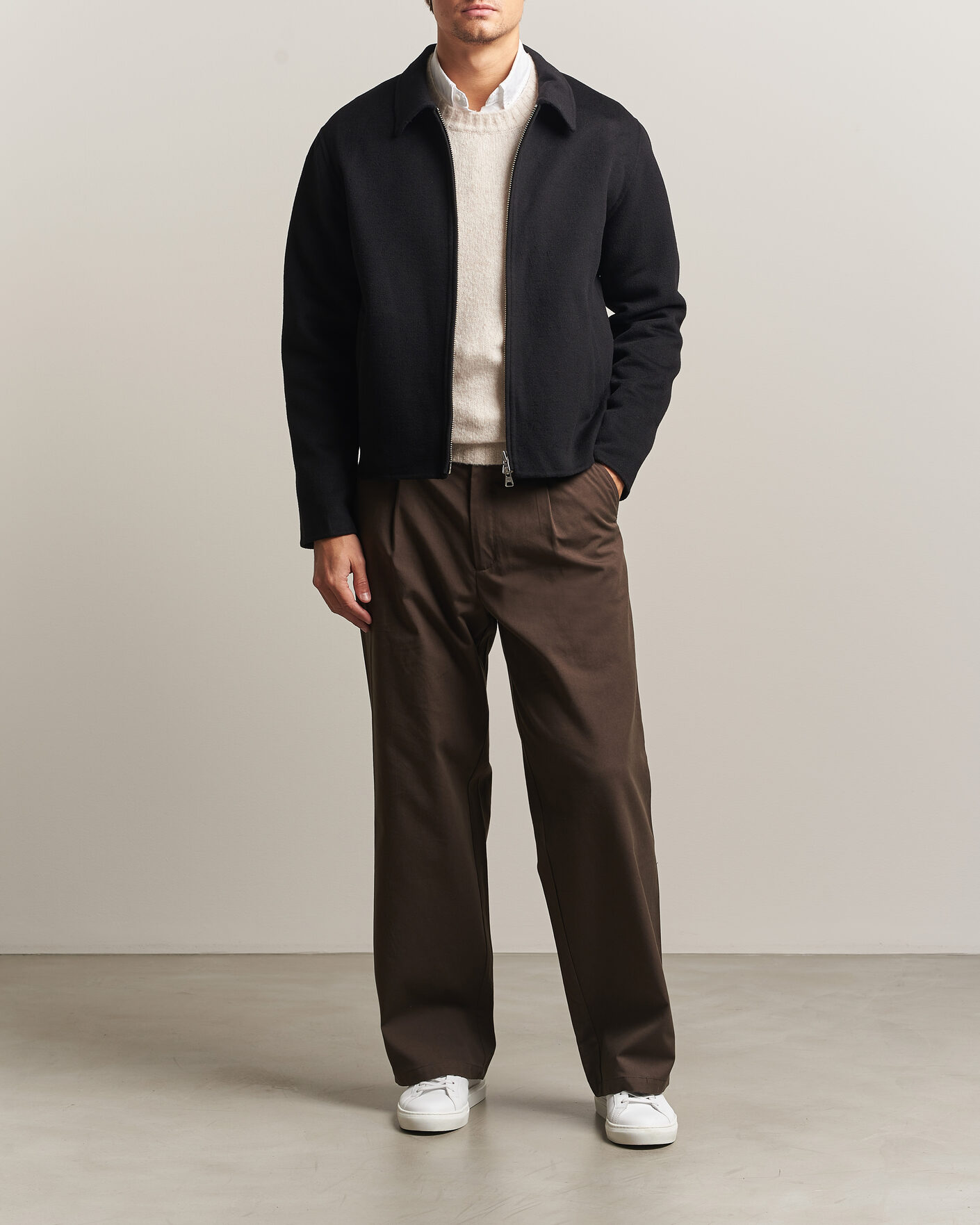 NN07 Arlo Wool Jacket Black at CareOfCarl.com
