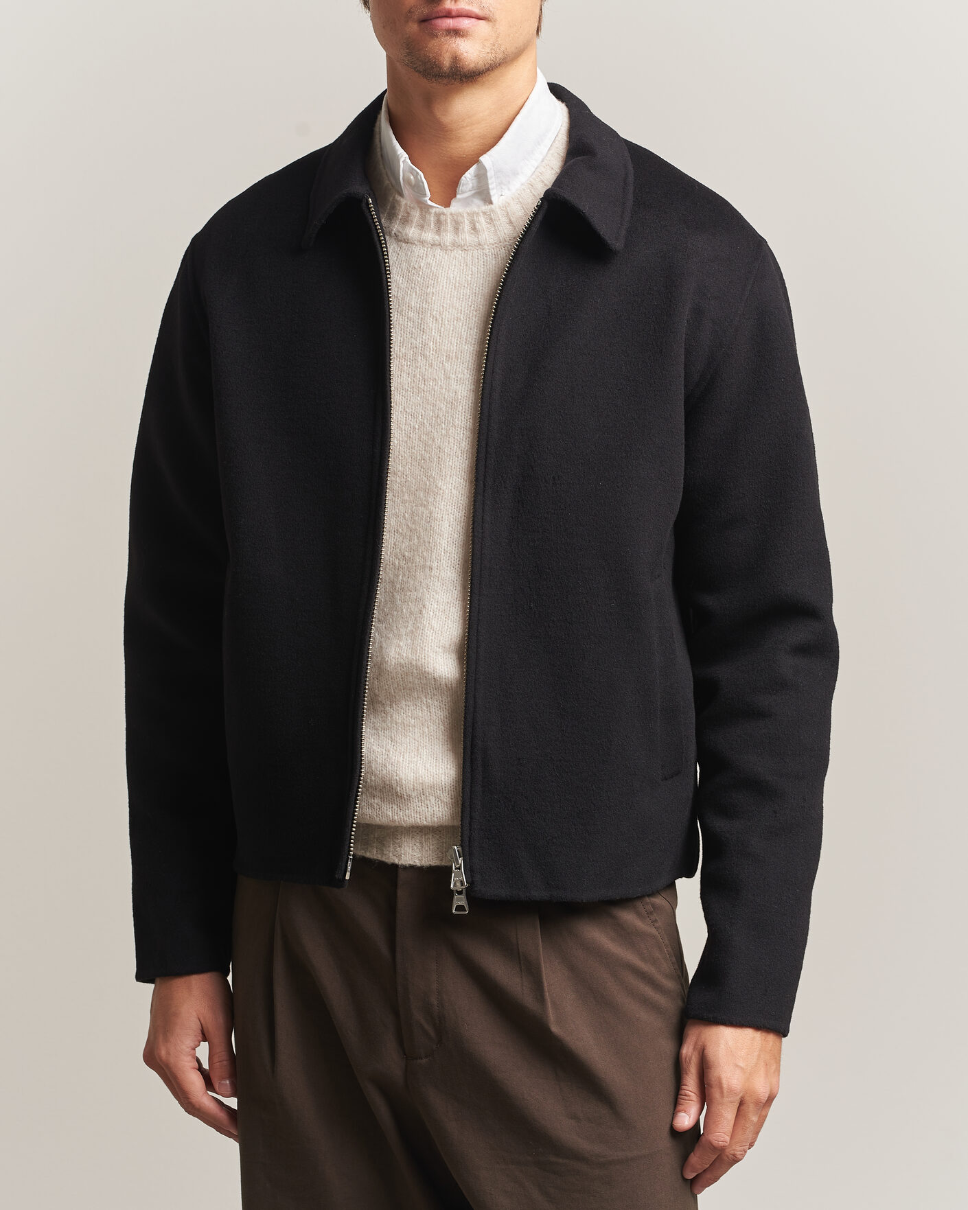 NN07 Arlo Wool Jacket Black at CareOfCarl.com