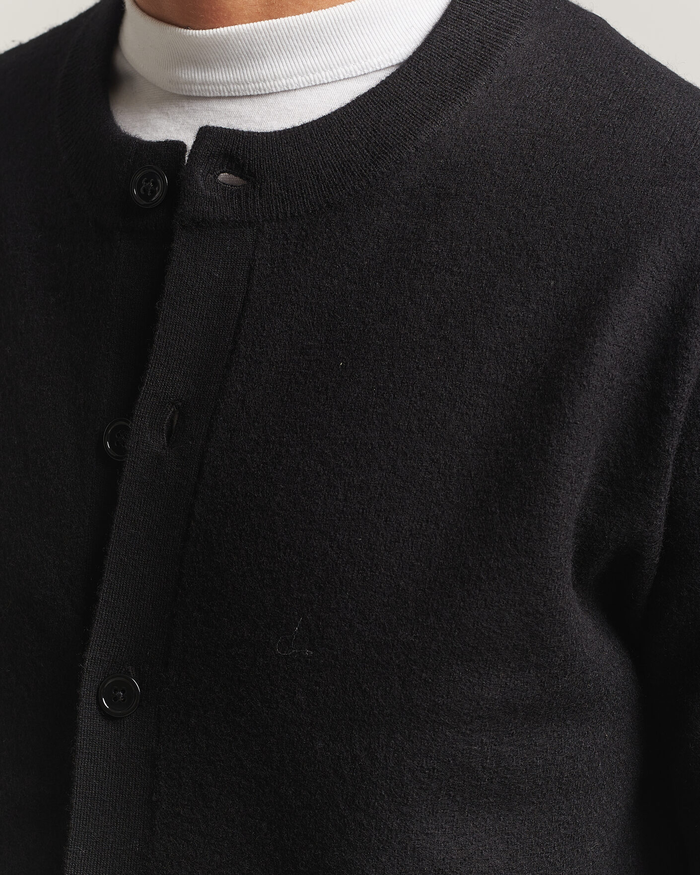 Men | Sweaters & Knitwear | NN07 | Jasper Soft Boiled Wool Cardigan Black