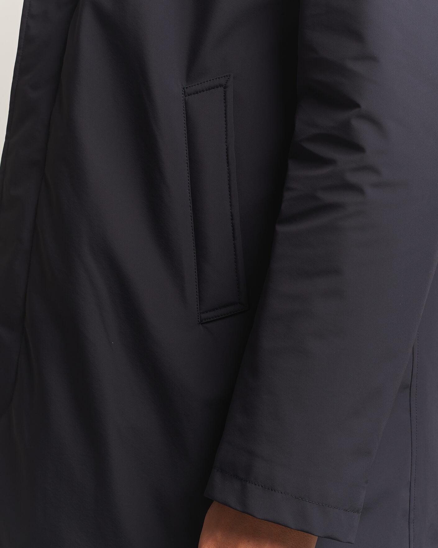 Men | Coats & Jackets | Oscar Jacobson | Zipped Padded Car Coat Navy