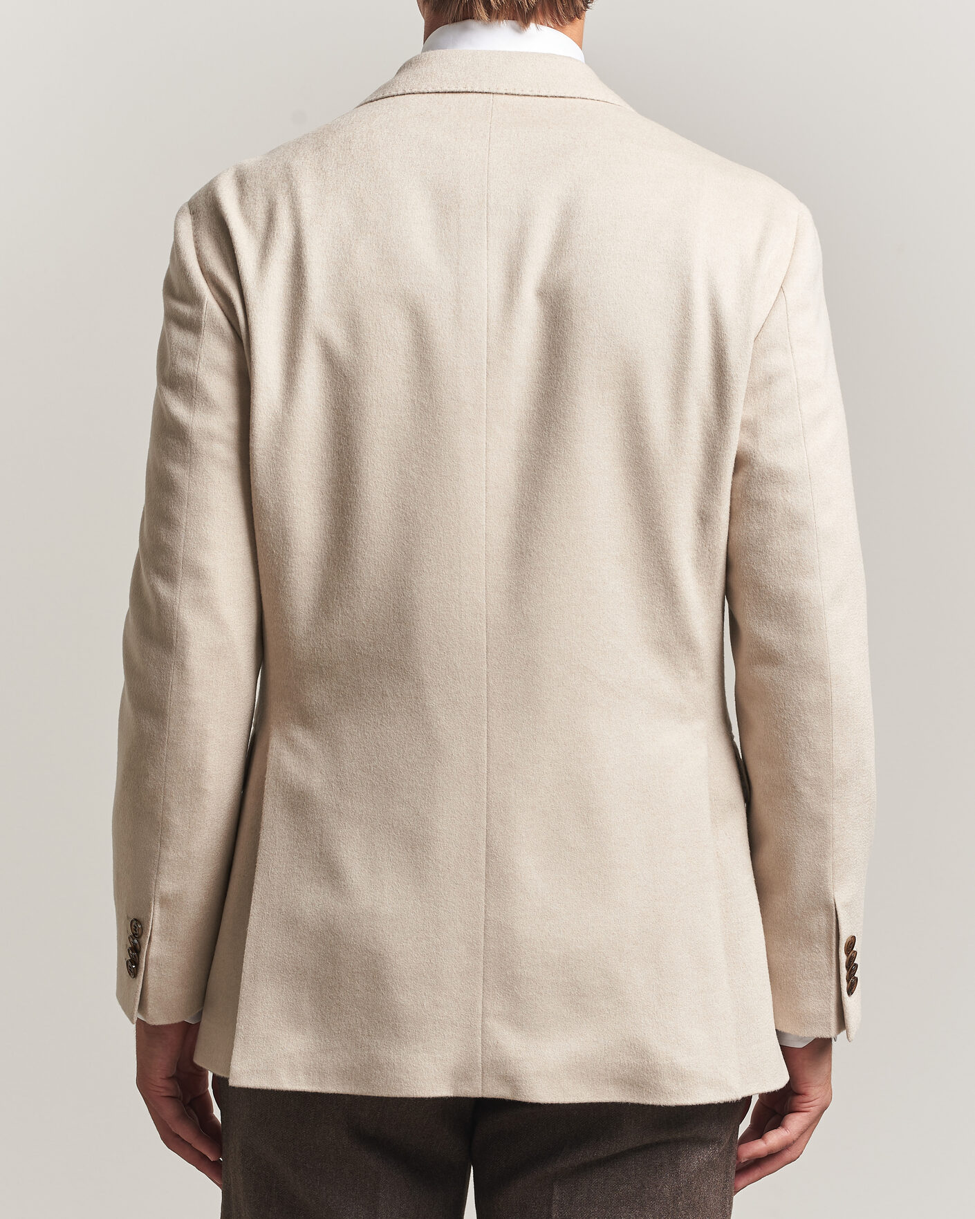 Men | Blazers | Oscar Jacobson | Richard Wool/Cashmere DB Blazer Creme