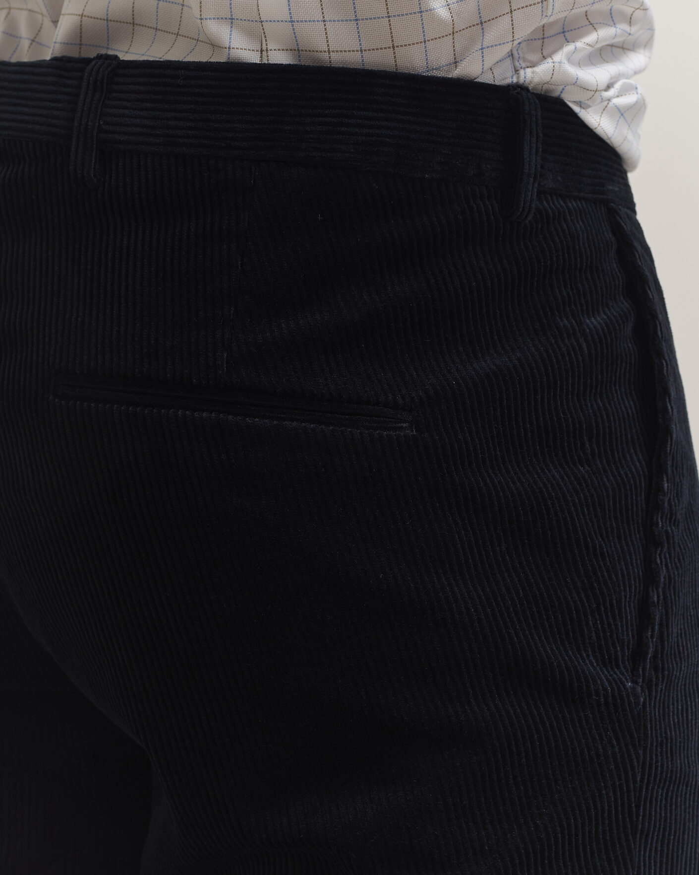 Men | Trousers | Oscar Jacobson | Dandy Corduroy Trousers Navy