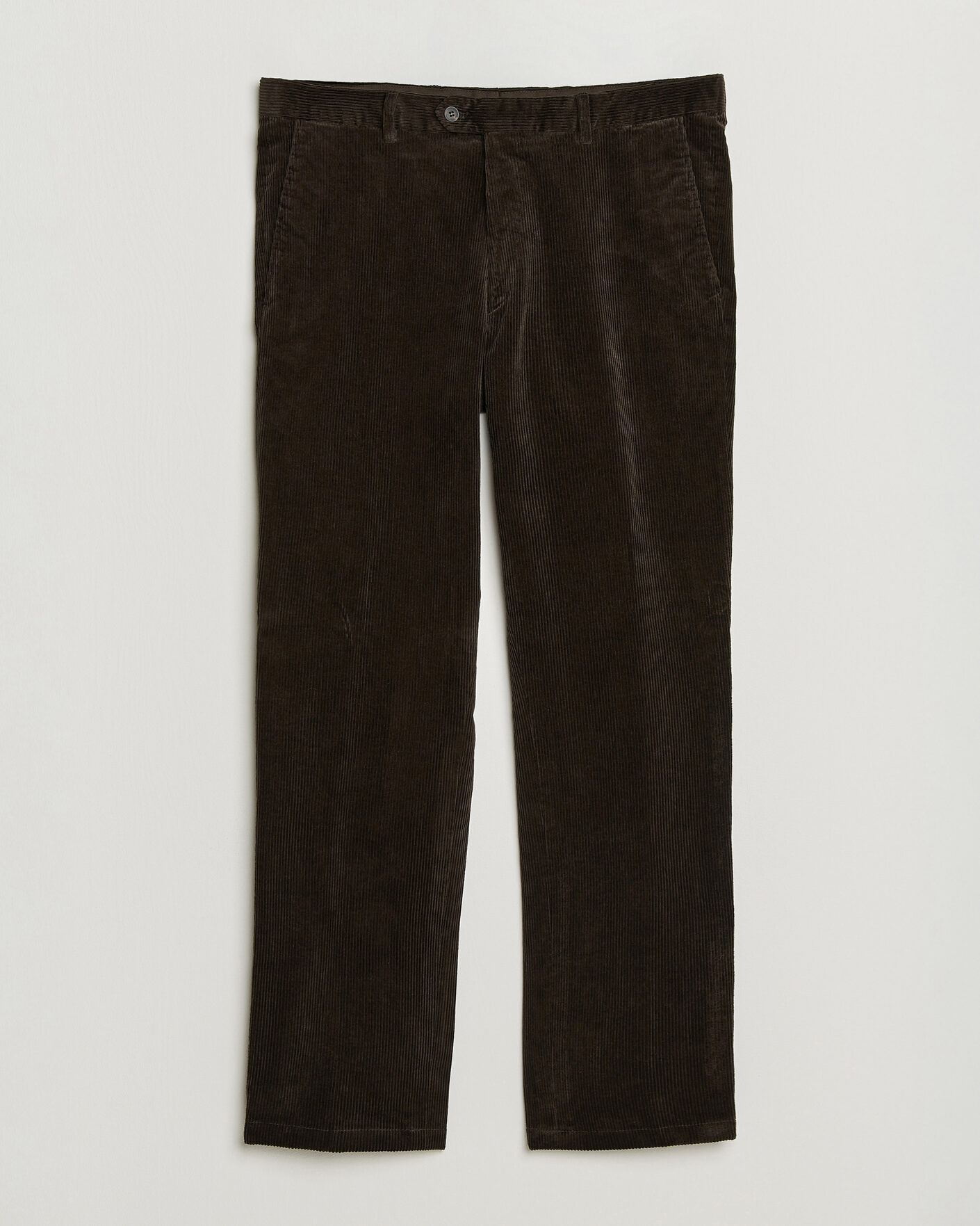 Men | Trousers | Oscar Jacobson | Dandy Corduroy Trousers Dark Brown