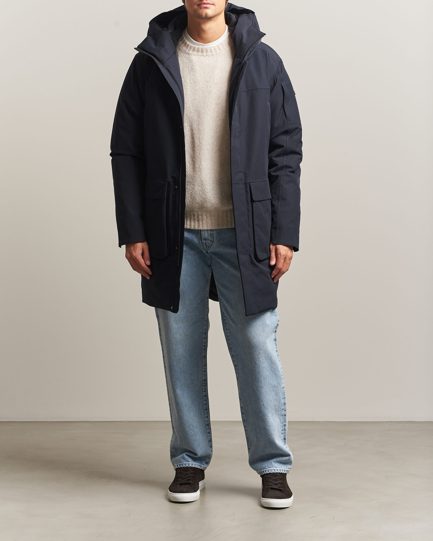 Men | Coats & Jackets | Scandinavian Edition | Guard II Padded Parka Midnight Blue