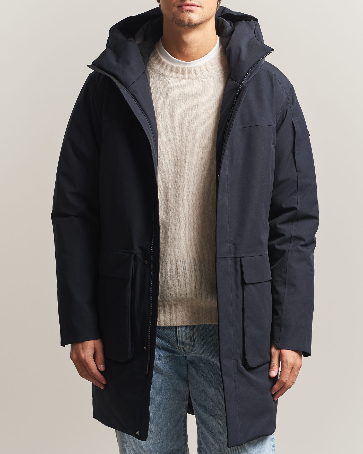 Men | Coats & Jackets | Scandinavian Edition | Guard II Padded Parka Midnight Blue