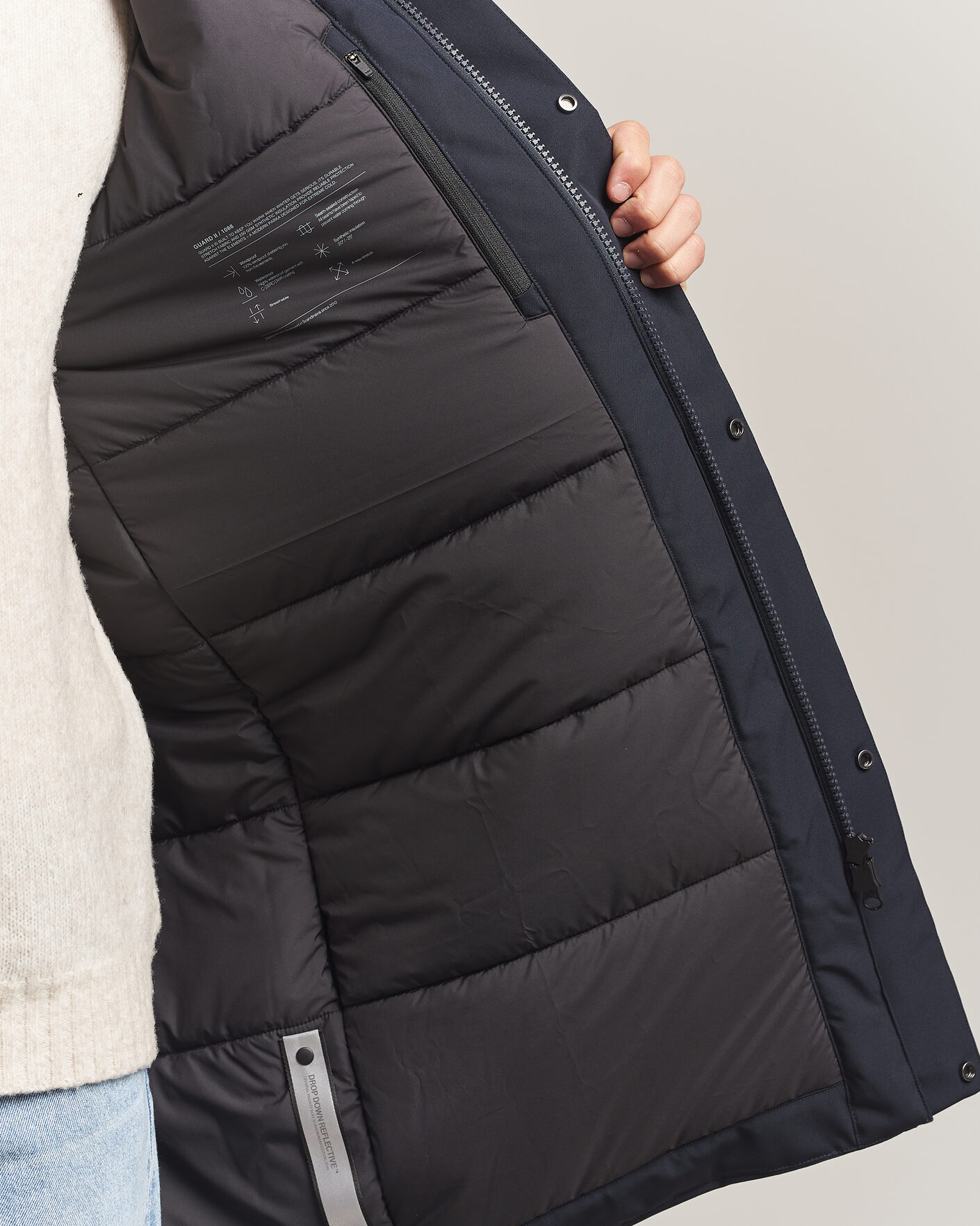 Men | Coats & Jackets | Scandinavian Edition | Guard II Padded Parka Midnight Blue