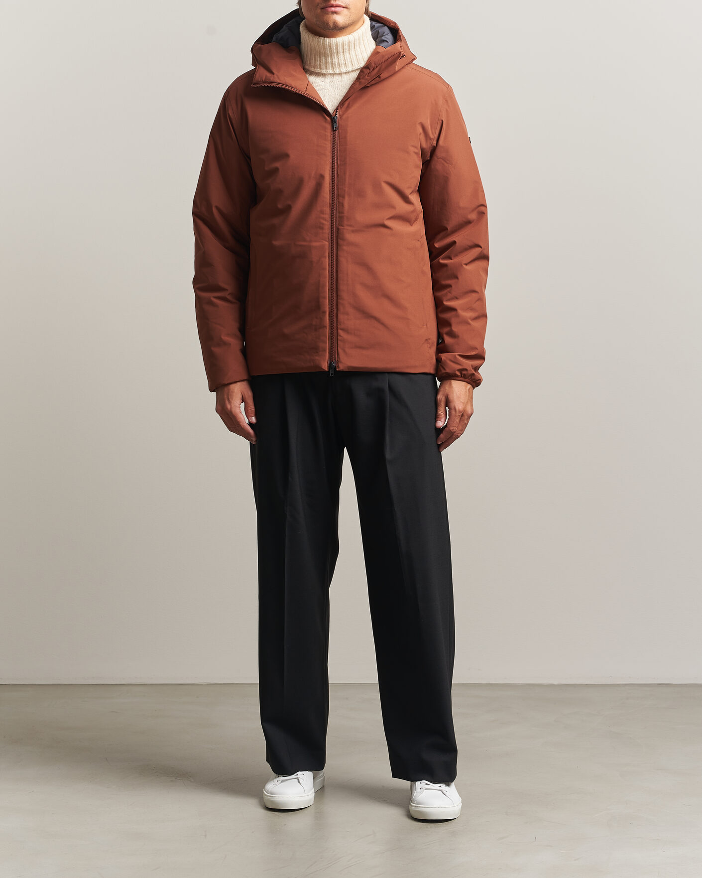 Men | Coats & Jackets | Scandinavian Edition | Nimbus Padded Hood Jacket Red Clay