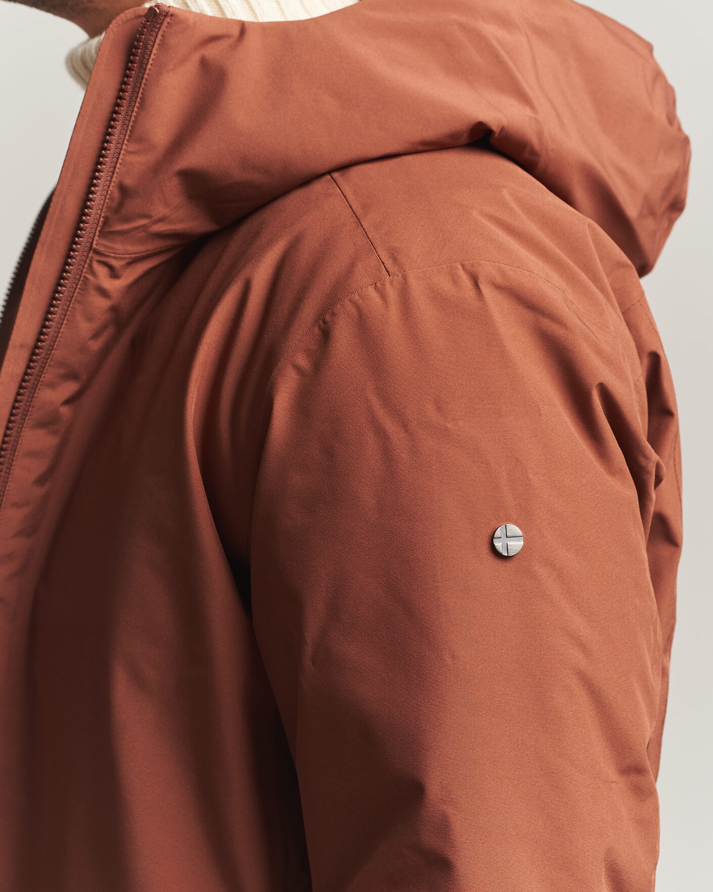 Men | Coats & Jackets | Scandinavian Edition | Nimbus Padded Hood Jacket Red Clay