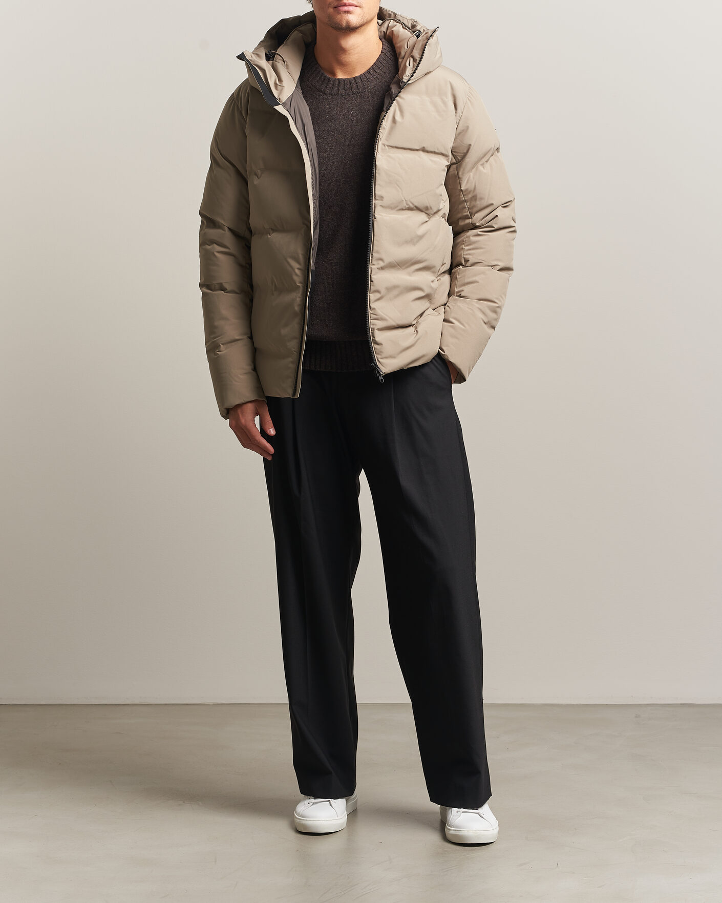 Men | Coats & Jackets | Scandinavian Edition | Torrent II Hooded Puffer Jacket Sand