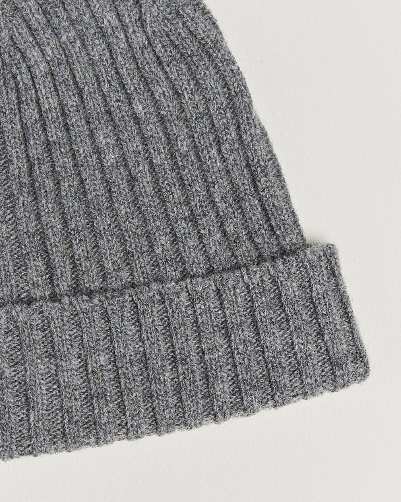 Men | Beanies | Stenströms | Brushed Merino Beanie Grey