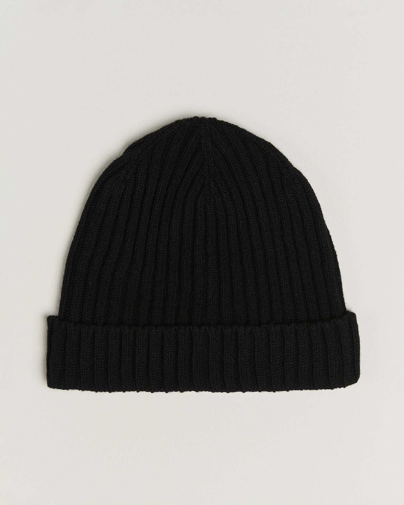 Men | Beanies | Stenströms | Brushed Merino Beanie Black