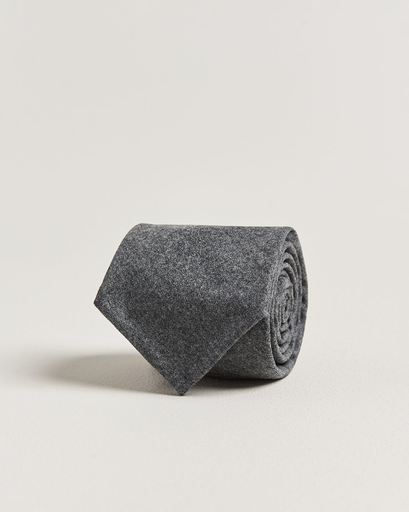 Men | Ties | Stenströms | Wool Tie 7,5cm Grey