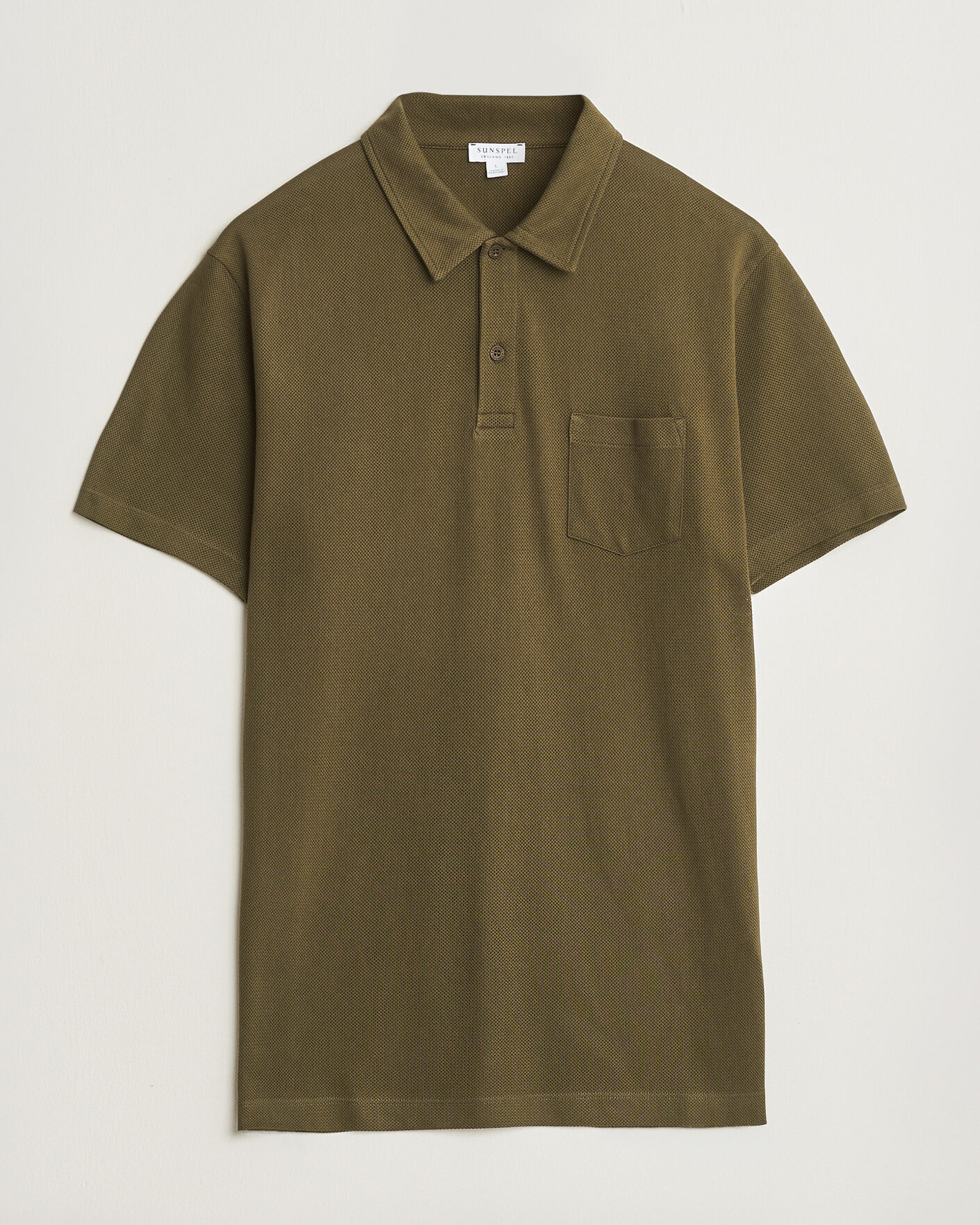 Men | Polo Shirts | Sunspel | Riviera Polo Shirt Loden Green