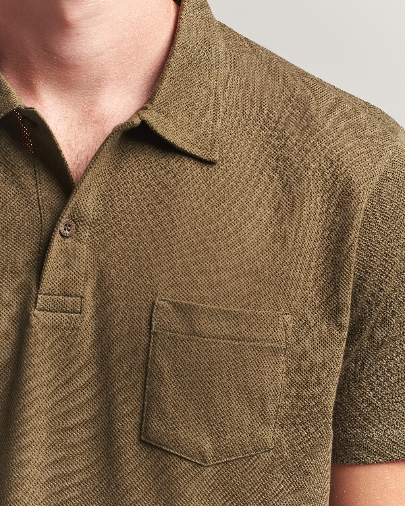 Men | Polo Shirts | Sunspel | Riviera Polo Shirt Loden Green