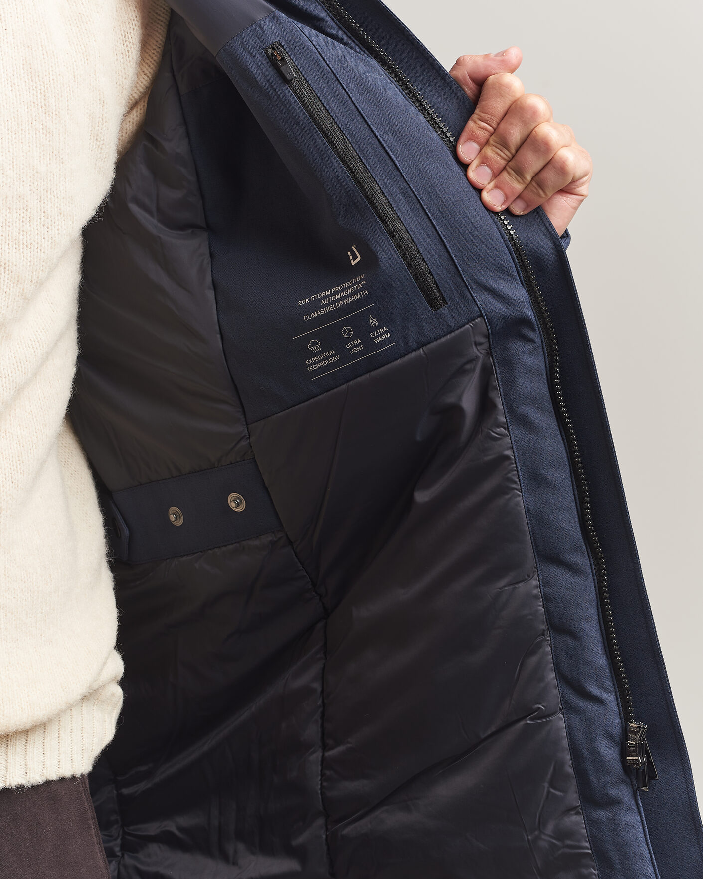 Men | Coats & Jackets | UBR | Regulator Herringbone Parka Navy