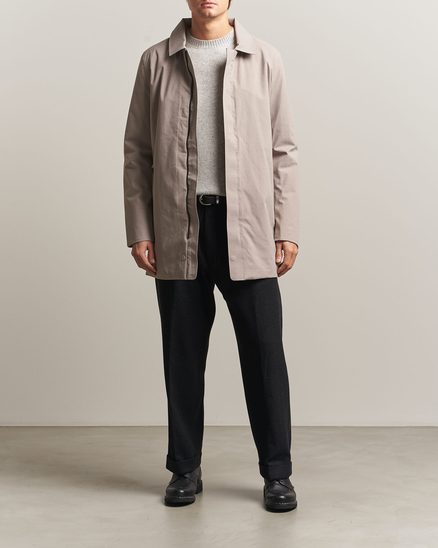 Men | Coats & Jackets | UBR | Regulator Herringbone Coat Drift Wood