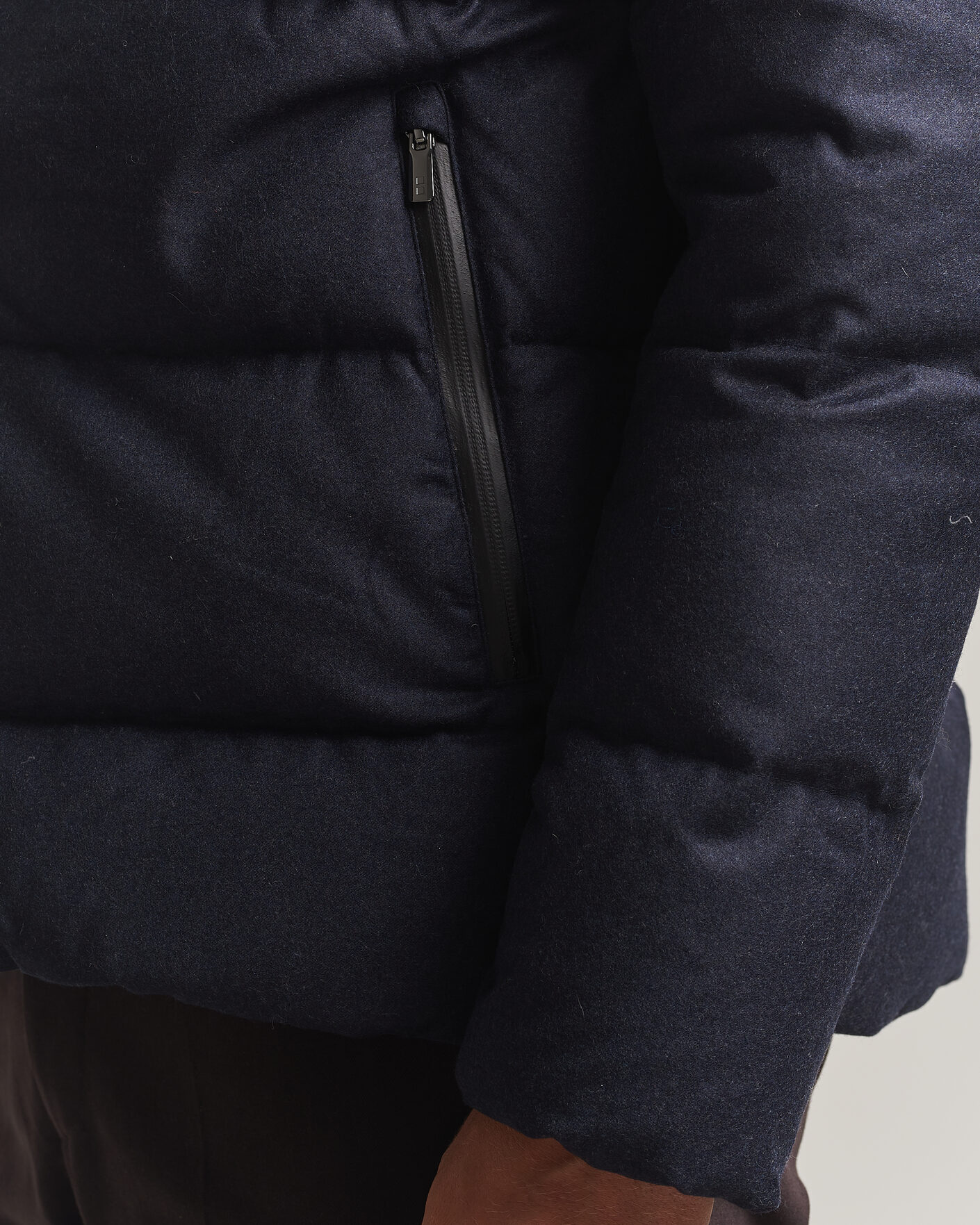 Men | Coats & Jackets | UBR | Concord Jacket Savile Navy Melange Wool