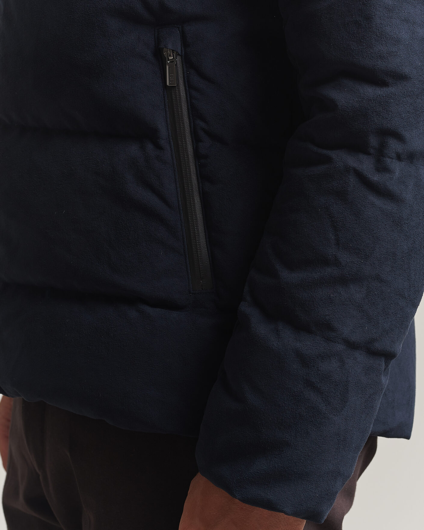 Men | Coats & Jackets | UBR | Concord Jacket Savile Neo Suede Navy
