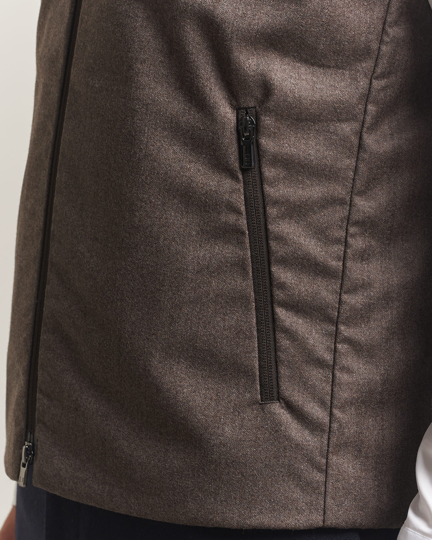 Men | Gilets | UBR | Raptor Lightweight Vest Savile Brown Herringbone