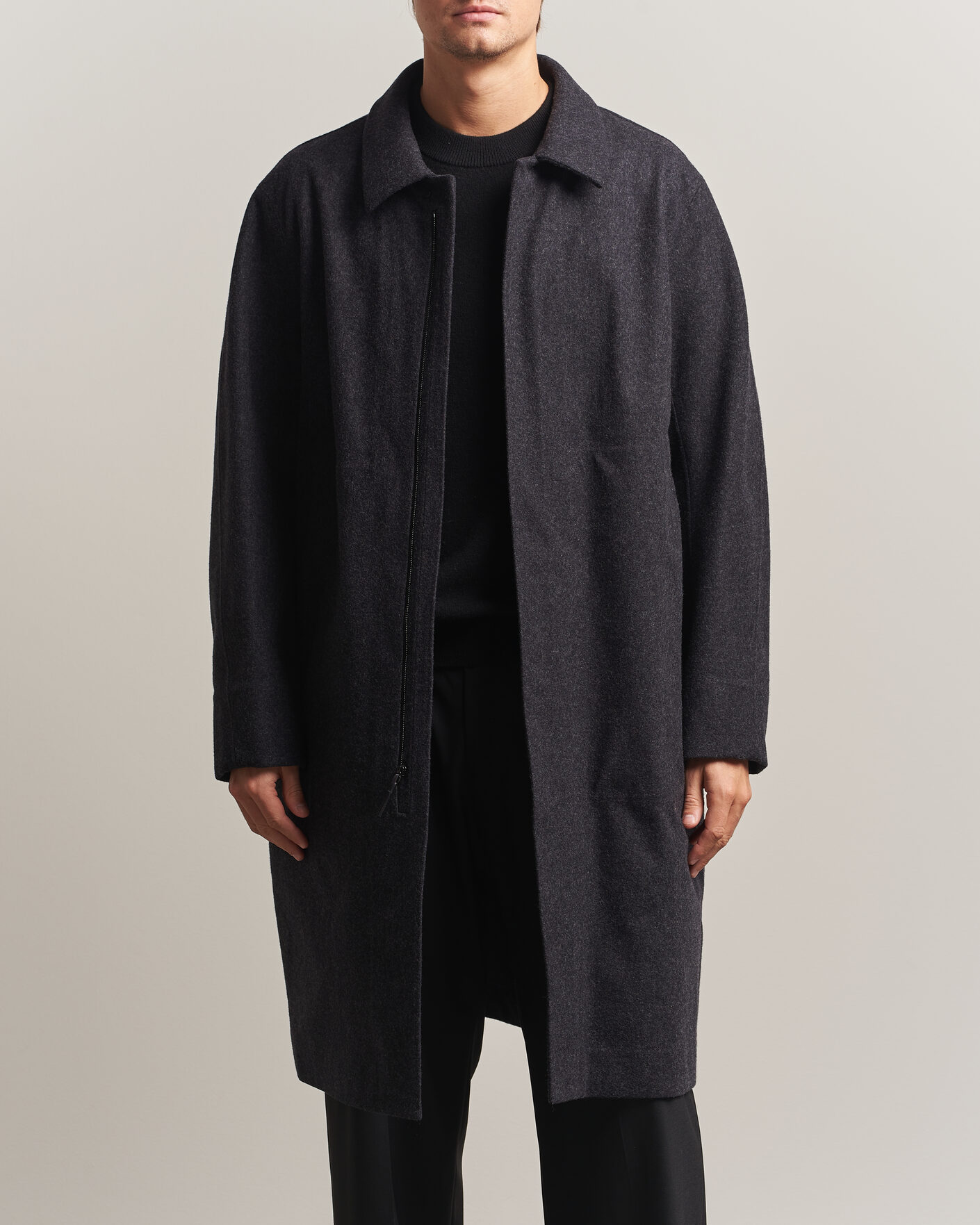 Arc'teryx Veilance Alar Wool Coat Black at CareOfCarl.com