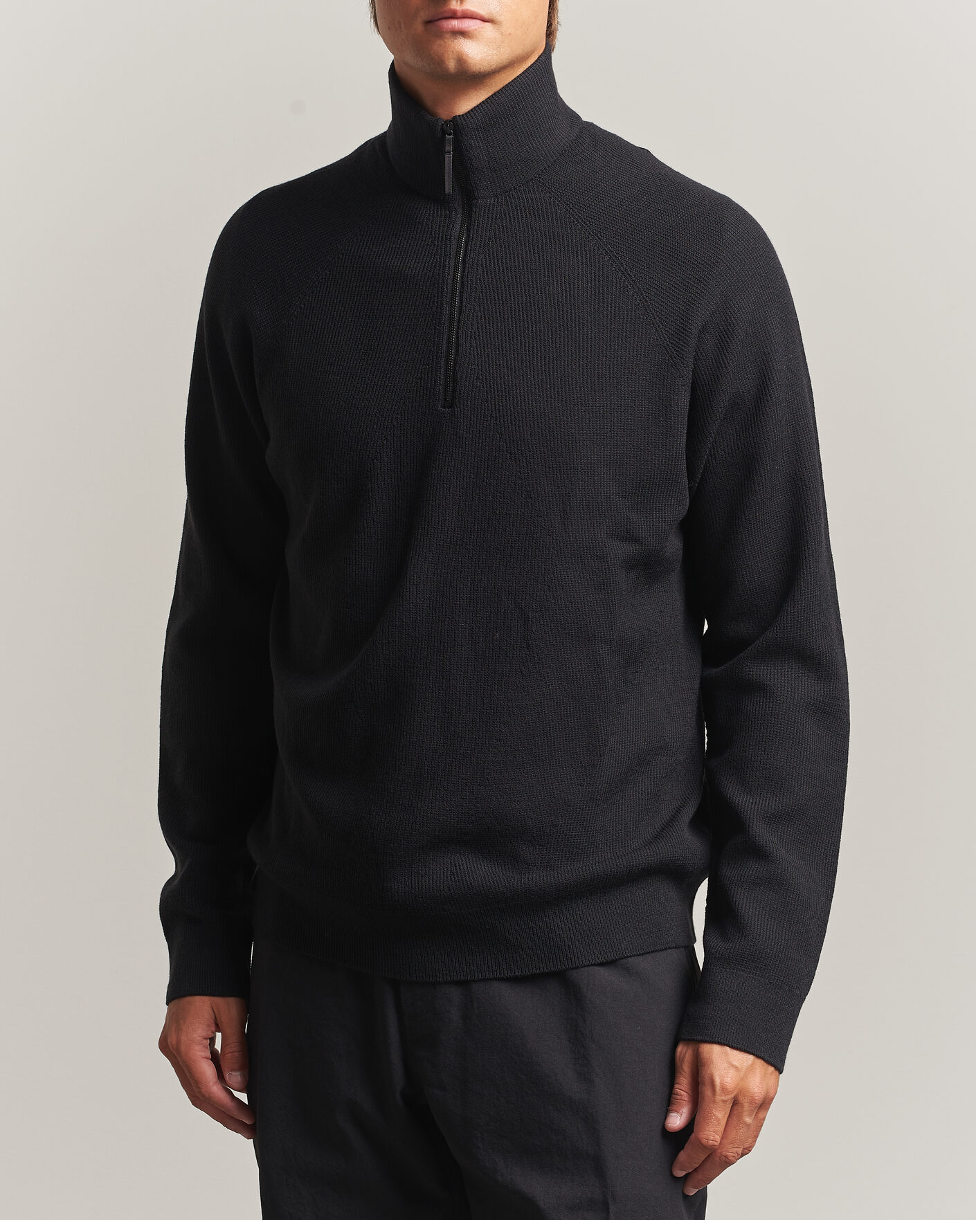 Men | Sweaters & Knitwear | Arc'teryx Veilance | Conic Wool Half-Zip Black
