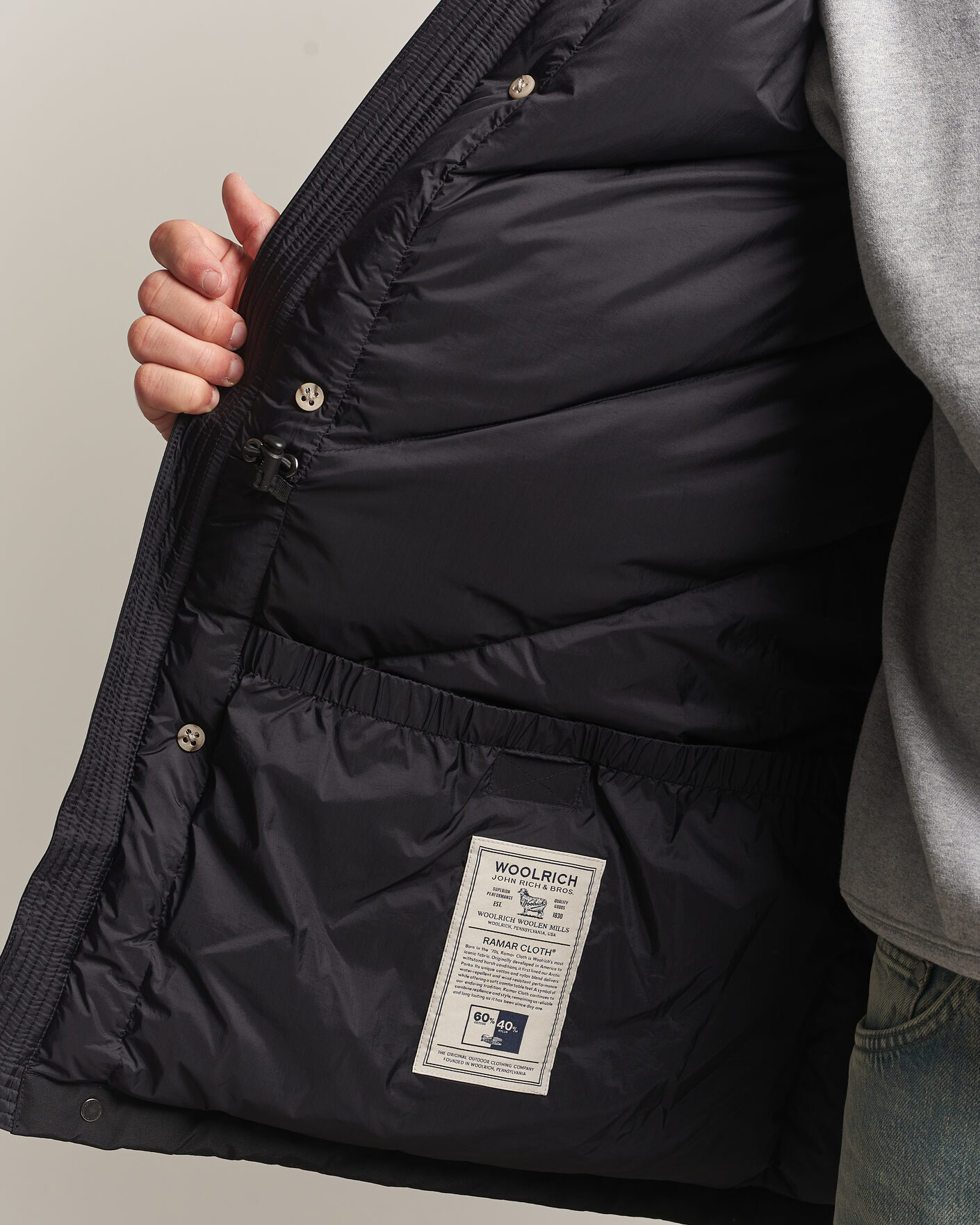 Men | Coats & Jackets | Woolrich | Arctic Parka No Fur Black