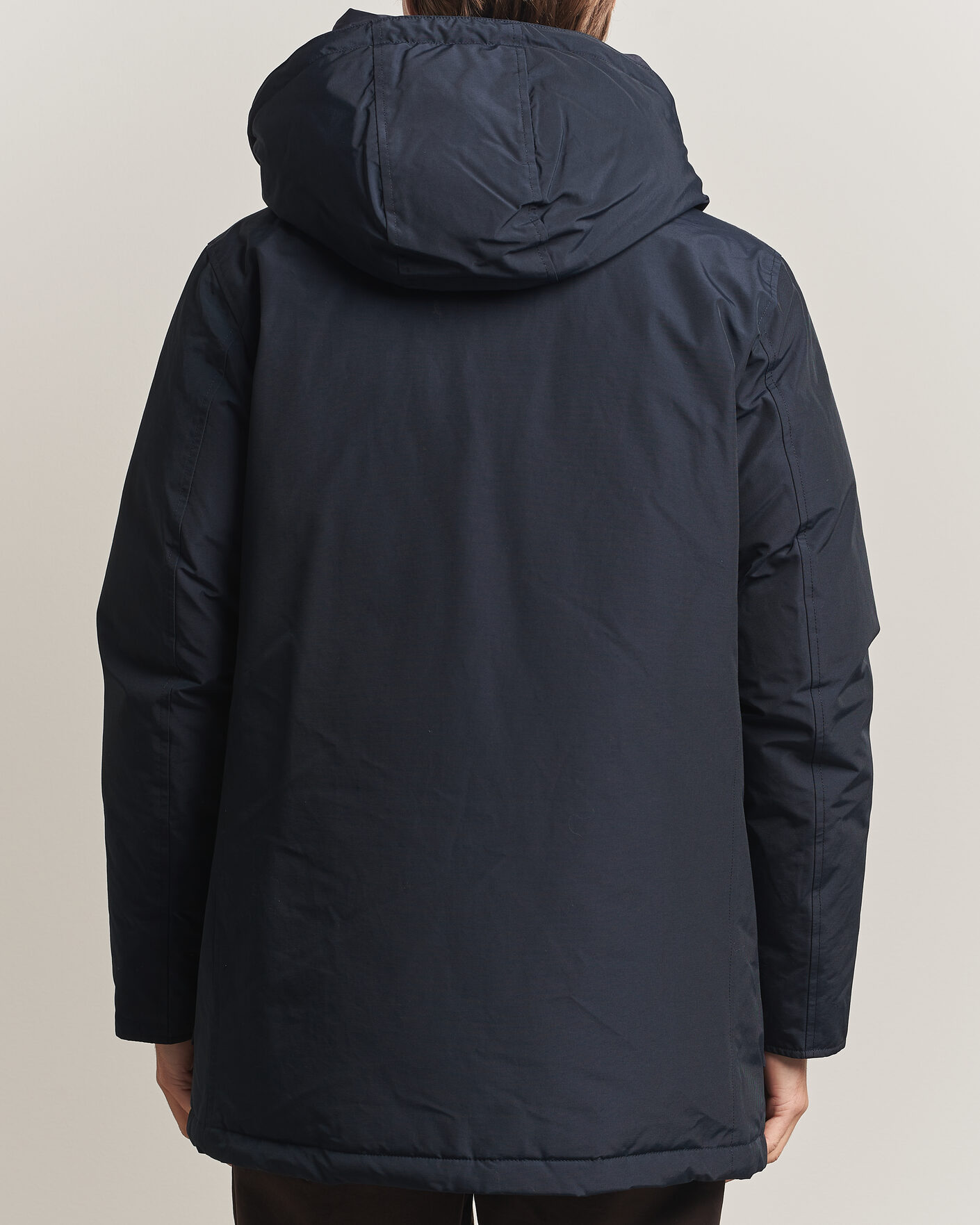 Men | Coats & Jackets | Woolrich | Arctic Parka No Fur Melton Blue