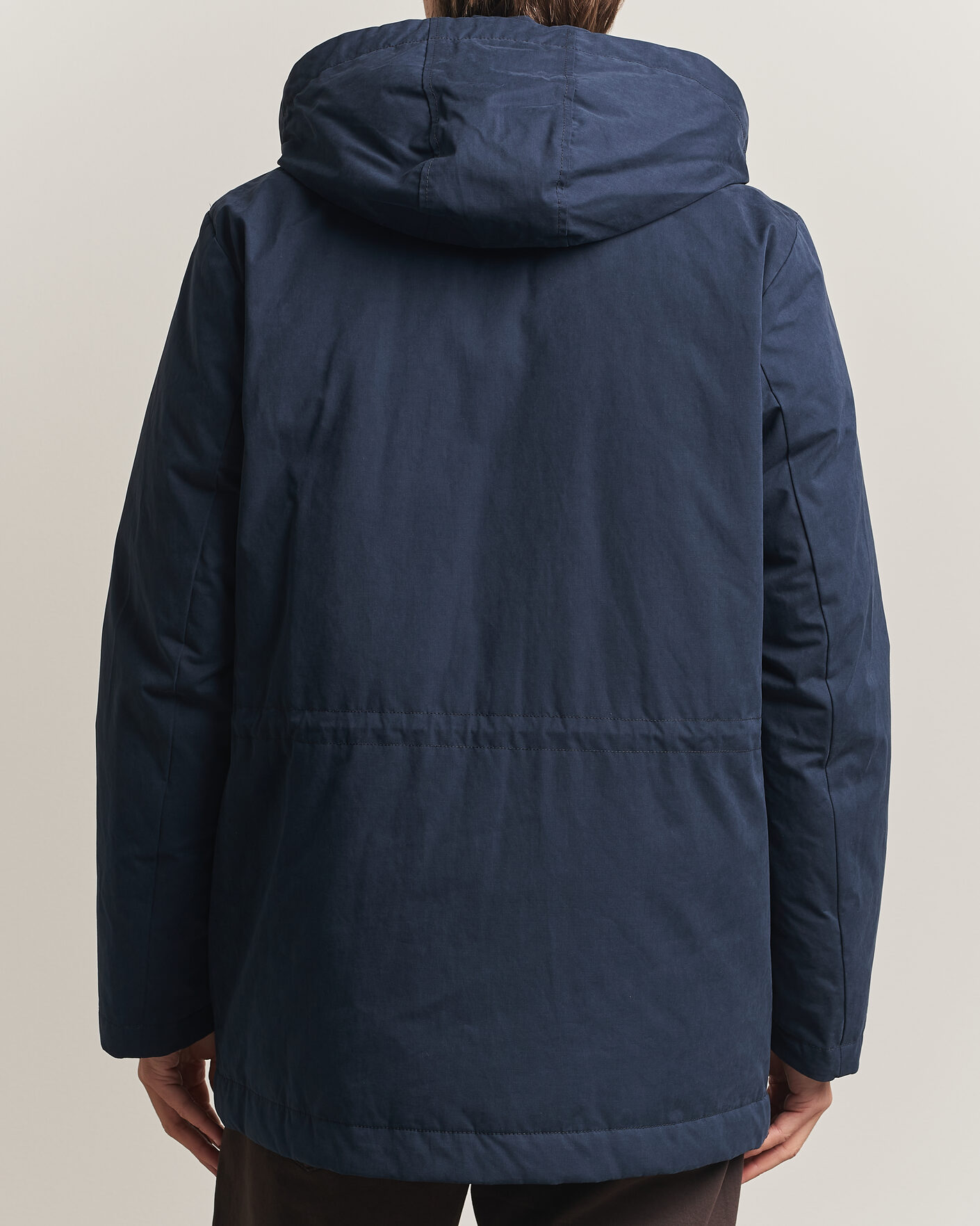 Men | Coats & Jackets | Woolrich | Mountain Cloth Parka Melton Blue