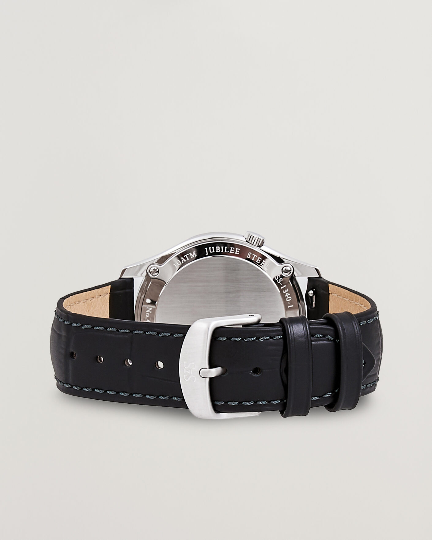Men | Sjöö Sandström Jubilee Steel Quartz 40mm Black Calf Blue Dial | Sjöö Sandström | Jubilee Steel Quartz 40mm Black Calf Blue Dial