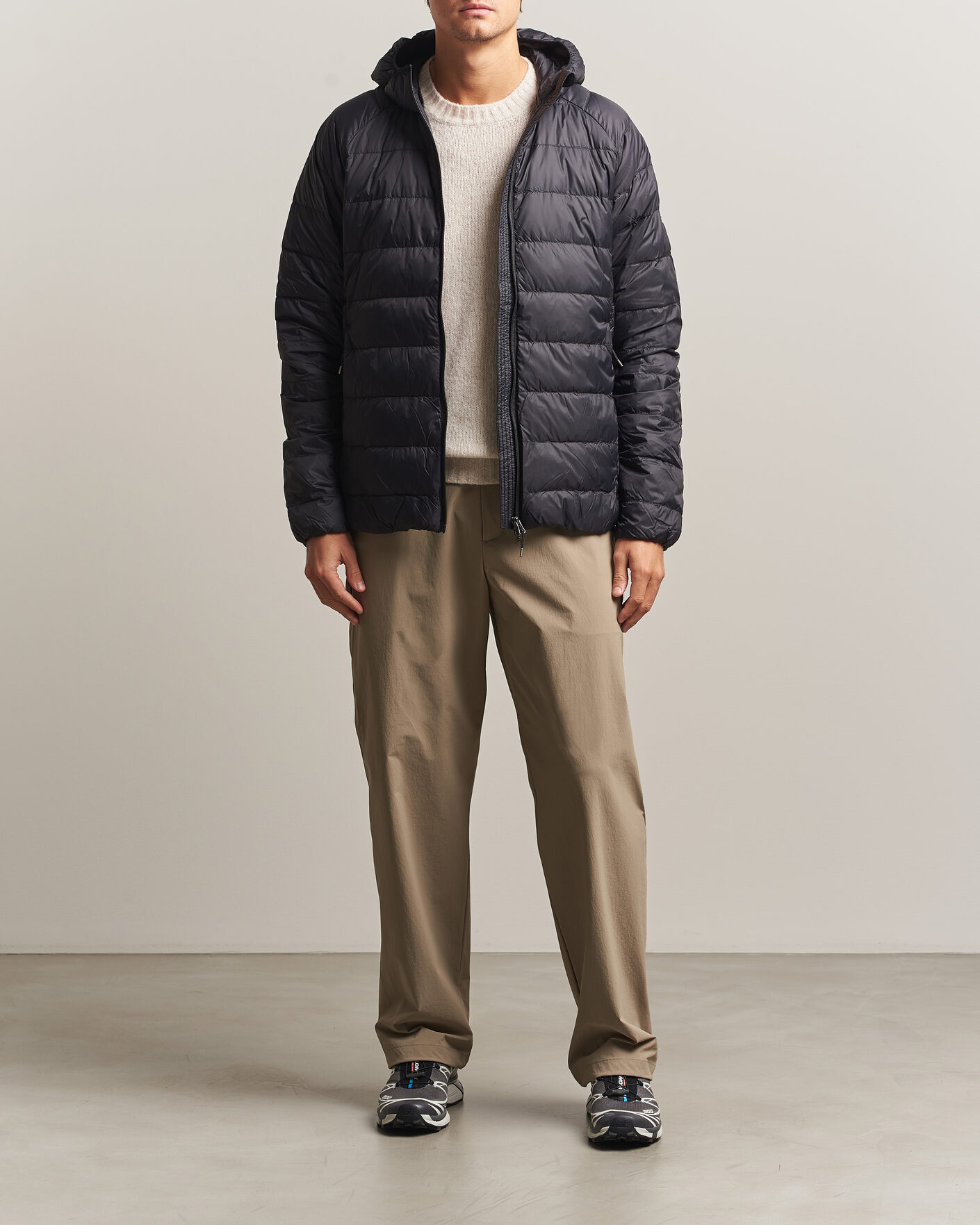 Men | Coats & Jackets | Pyrenex | Guzet Hooded Down Jacket Black