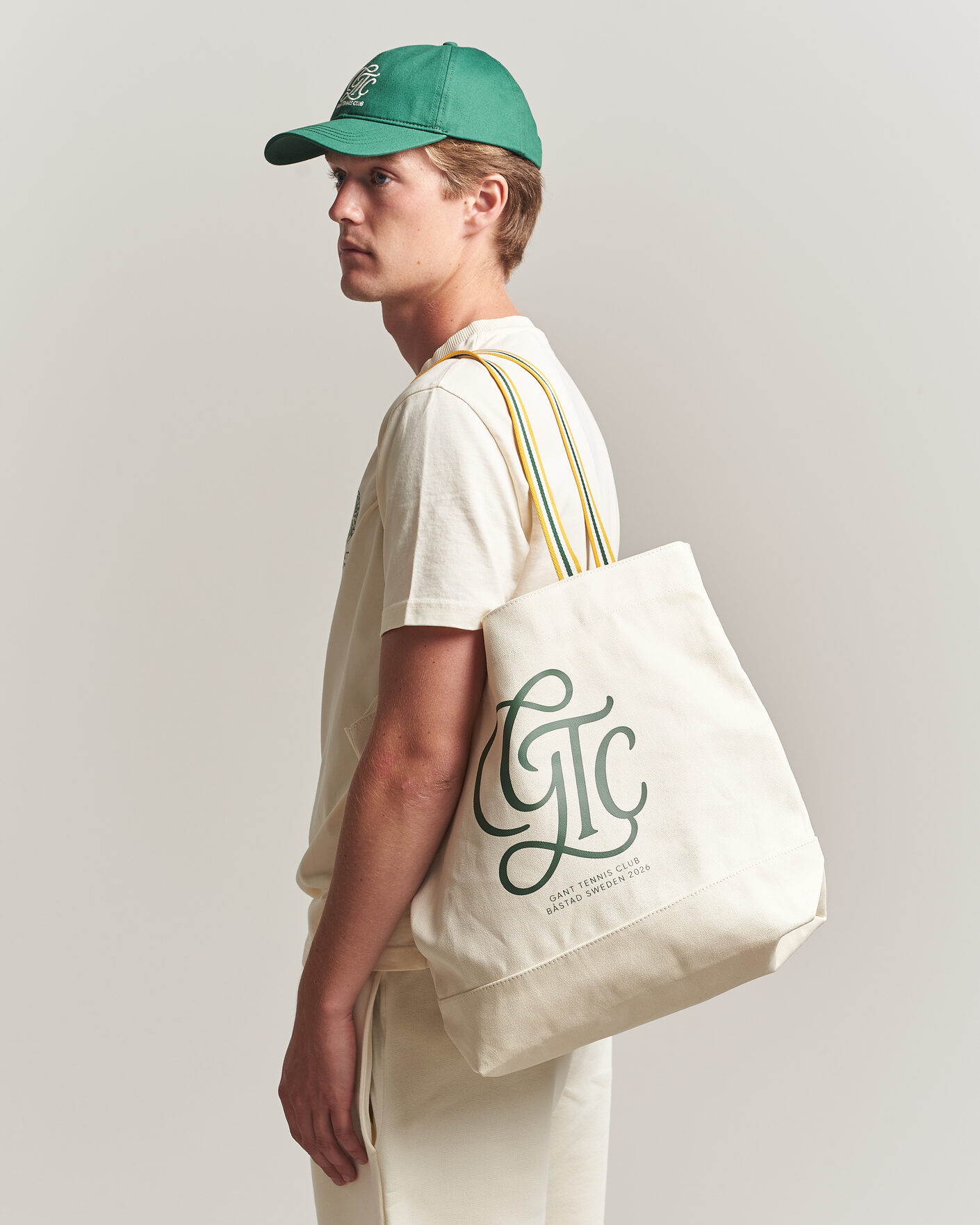 Men | Bags | Gant | Tournament Tote Bag Cream