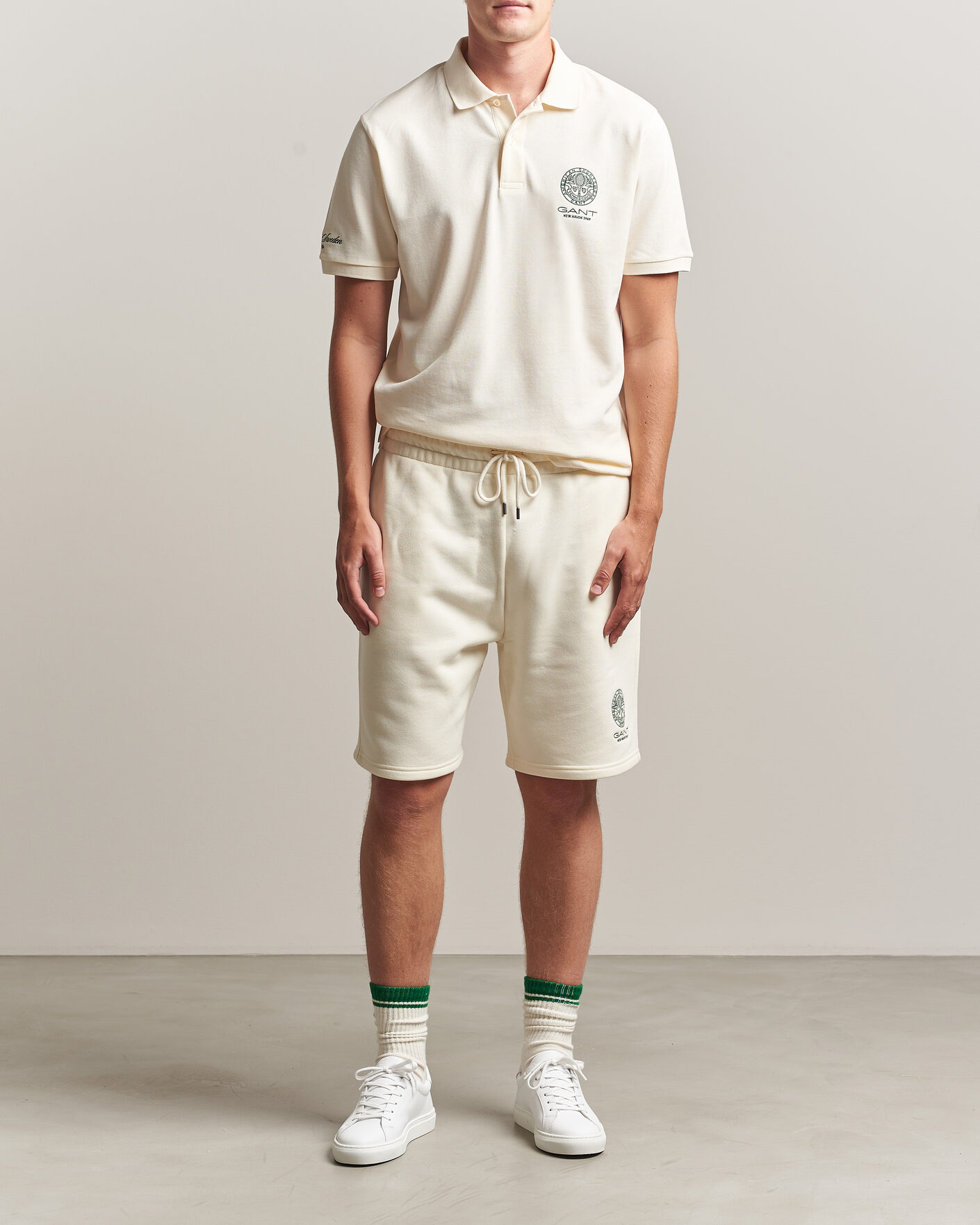 Men | Polo Shirts | Gant | Tournament Pique Cream