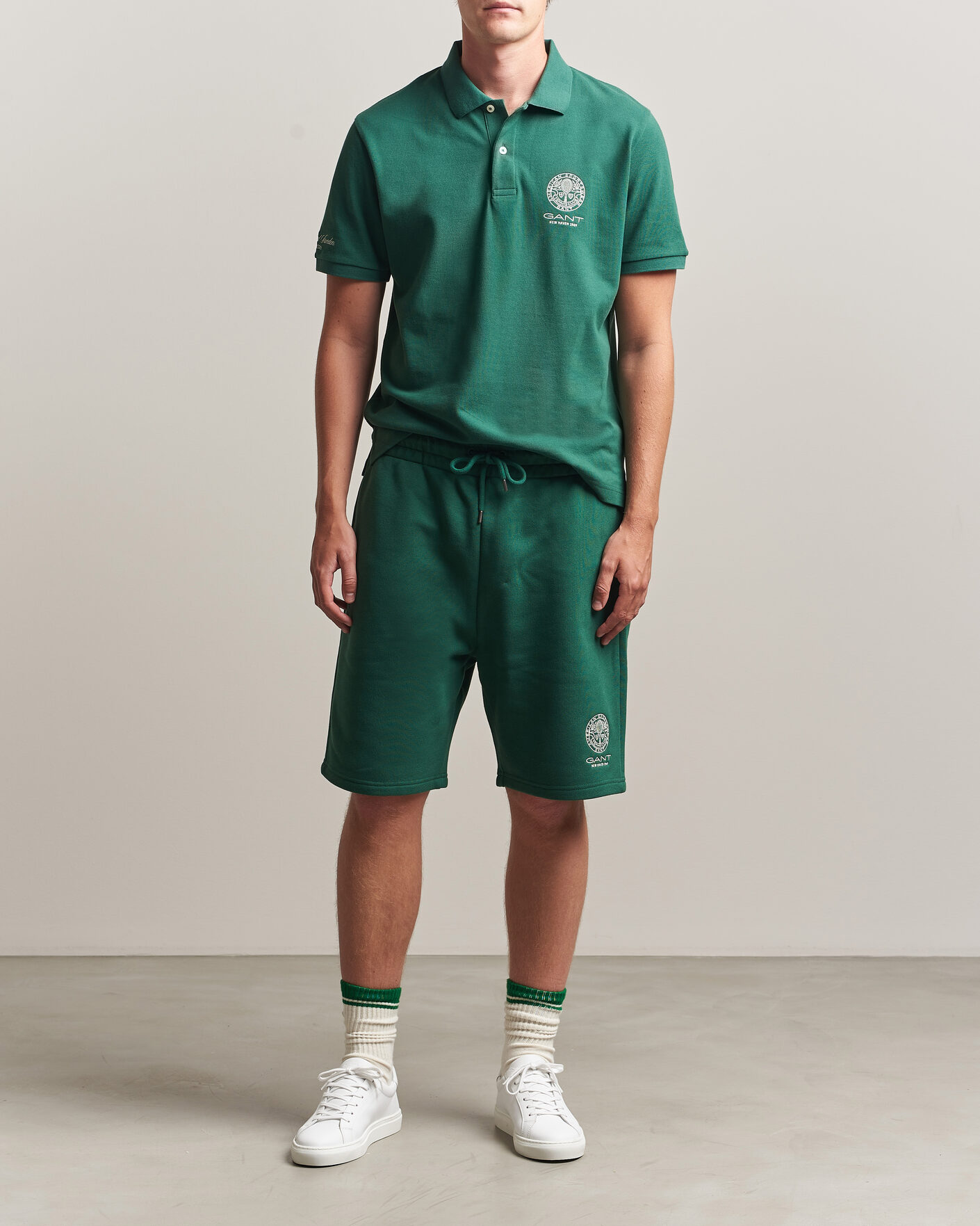 Men | Polo Shirts | Gant | Tournament Pique Green