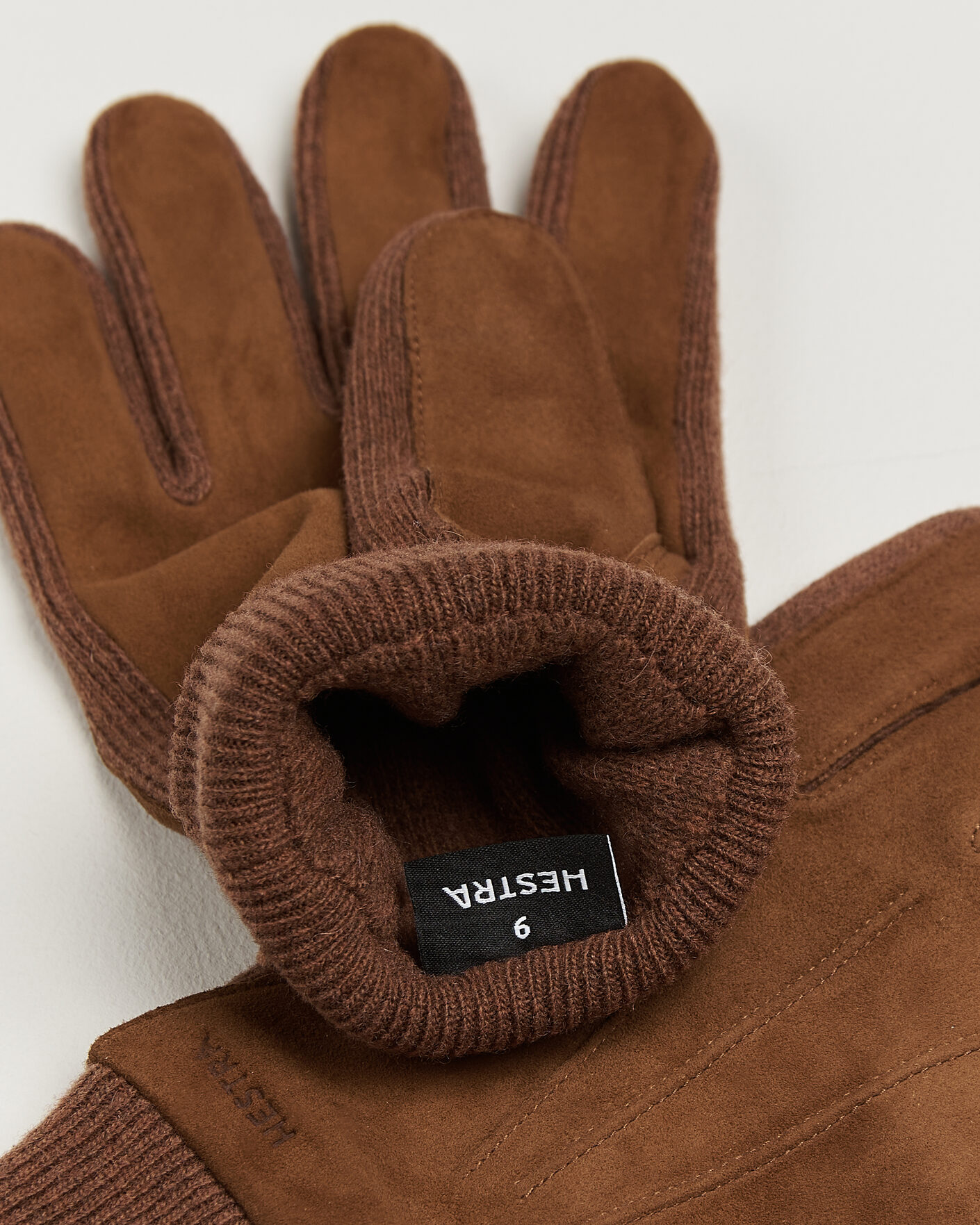 Men | Gloves | Hestra | Geoffery Suede Wool Tricot Glove Whiskey