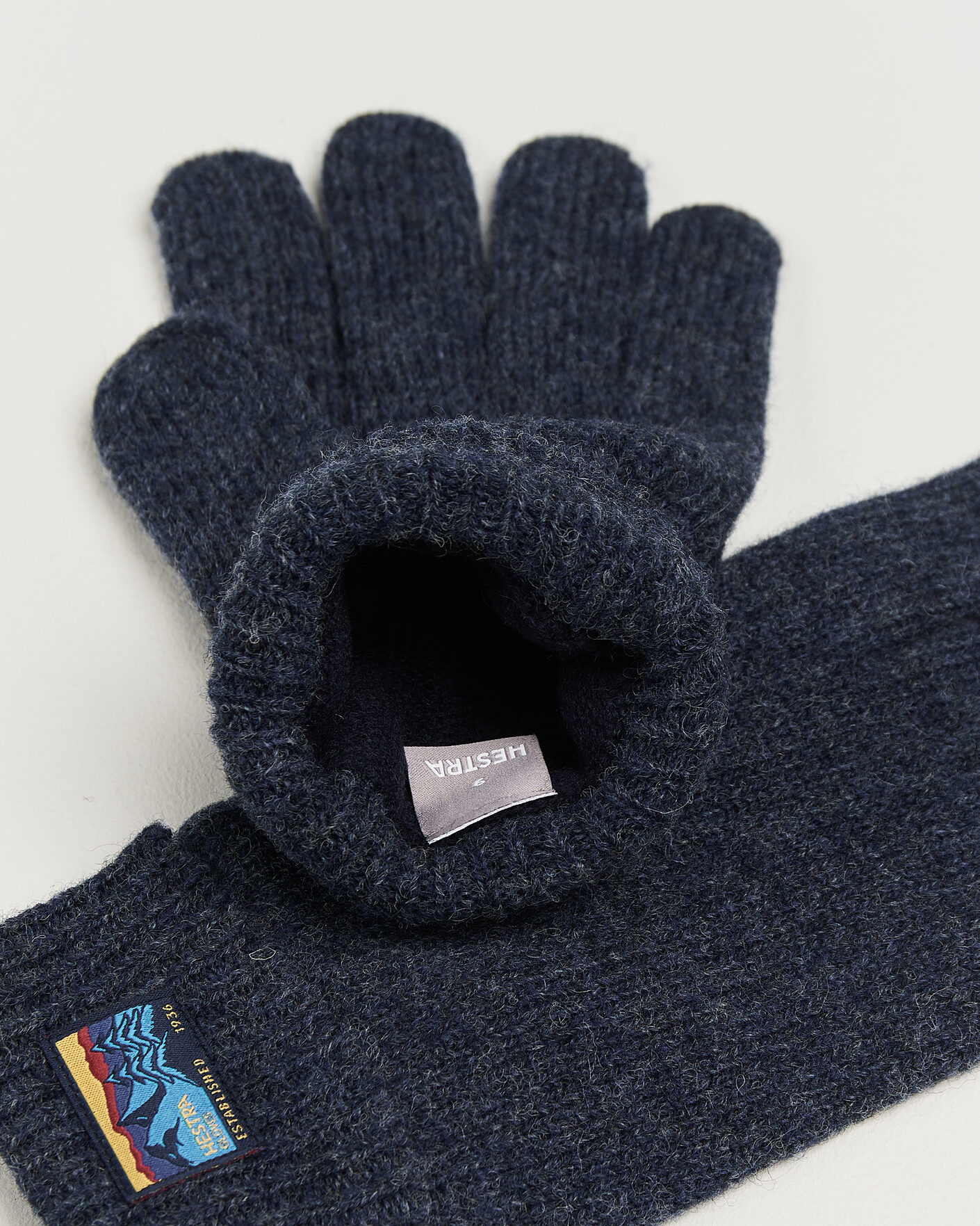 Hestra Raggwool Glove Navy at CareOfCarl.com