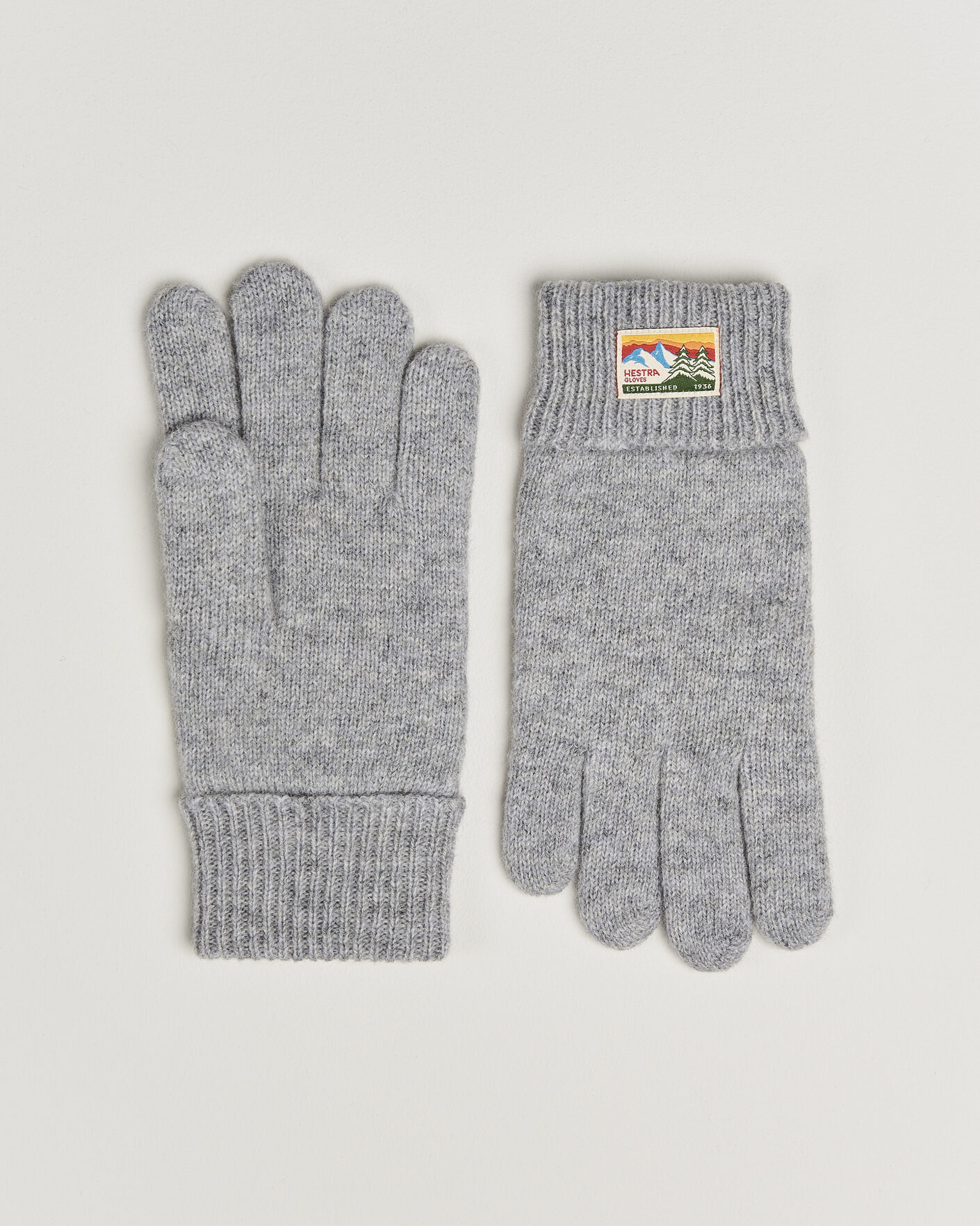 Men | Gloves | Hestra | Raggwool Glove Grey