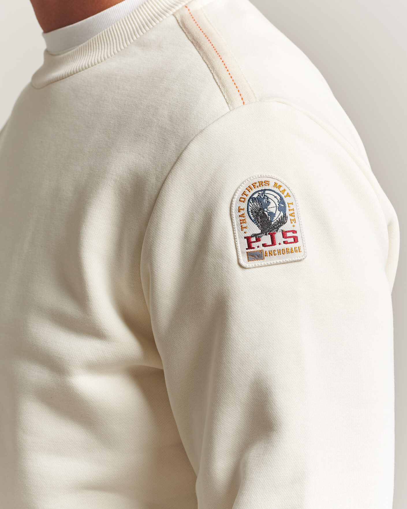 Men | Sweaters & Knitwear | Parajumpers | K2 Super Easy Sweatshirt Warm Ivory